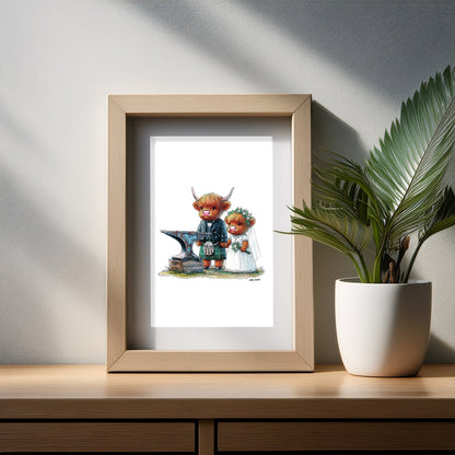 Forged In Love Art Print