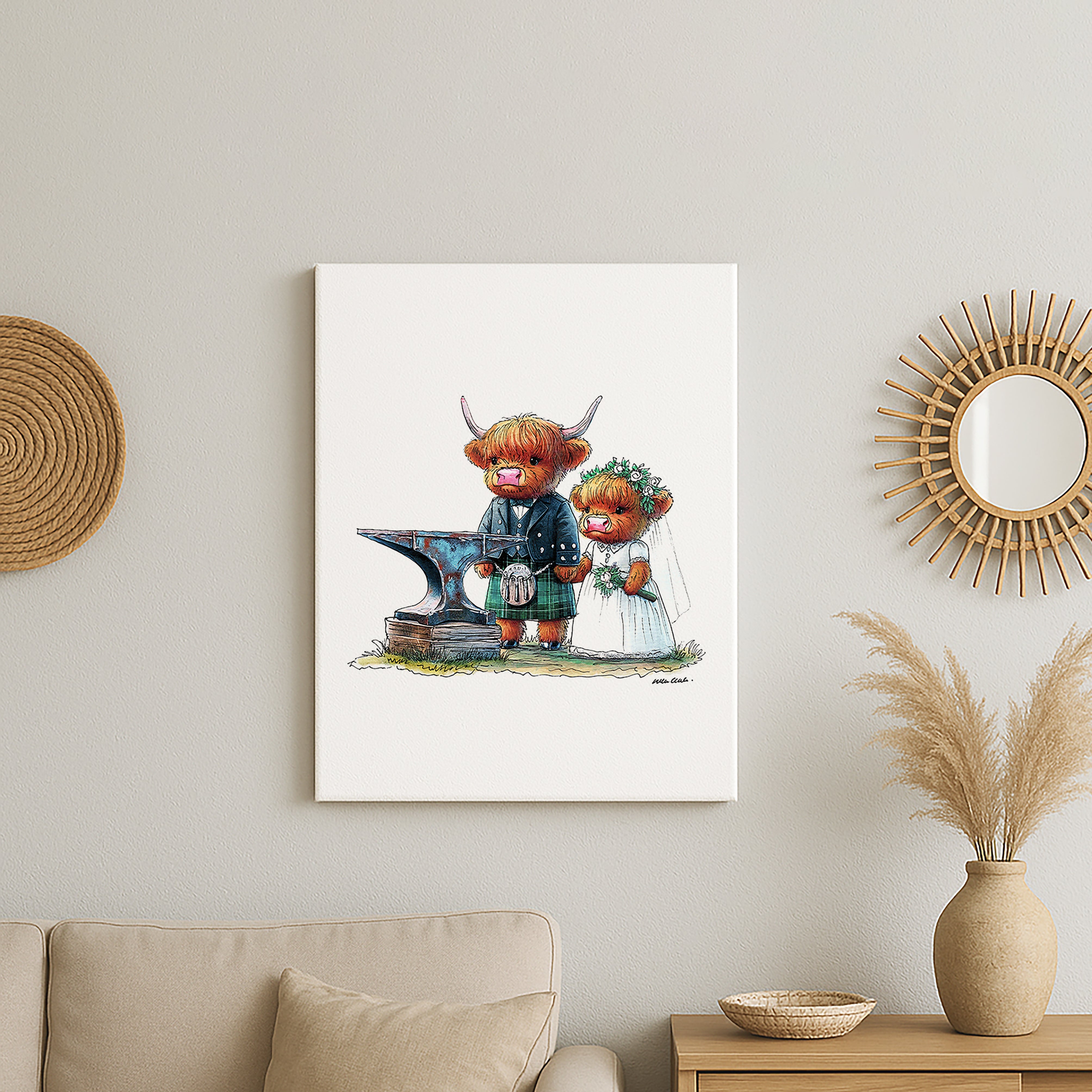 Forged In Love Canvas