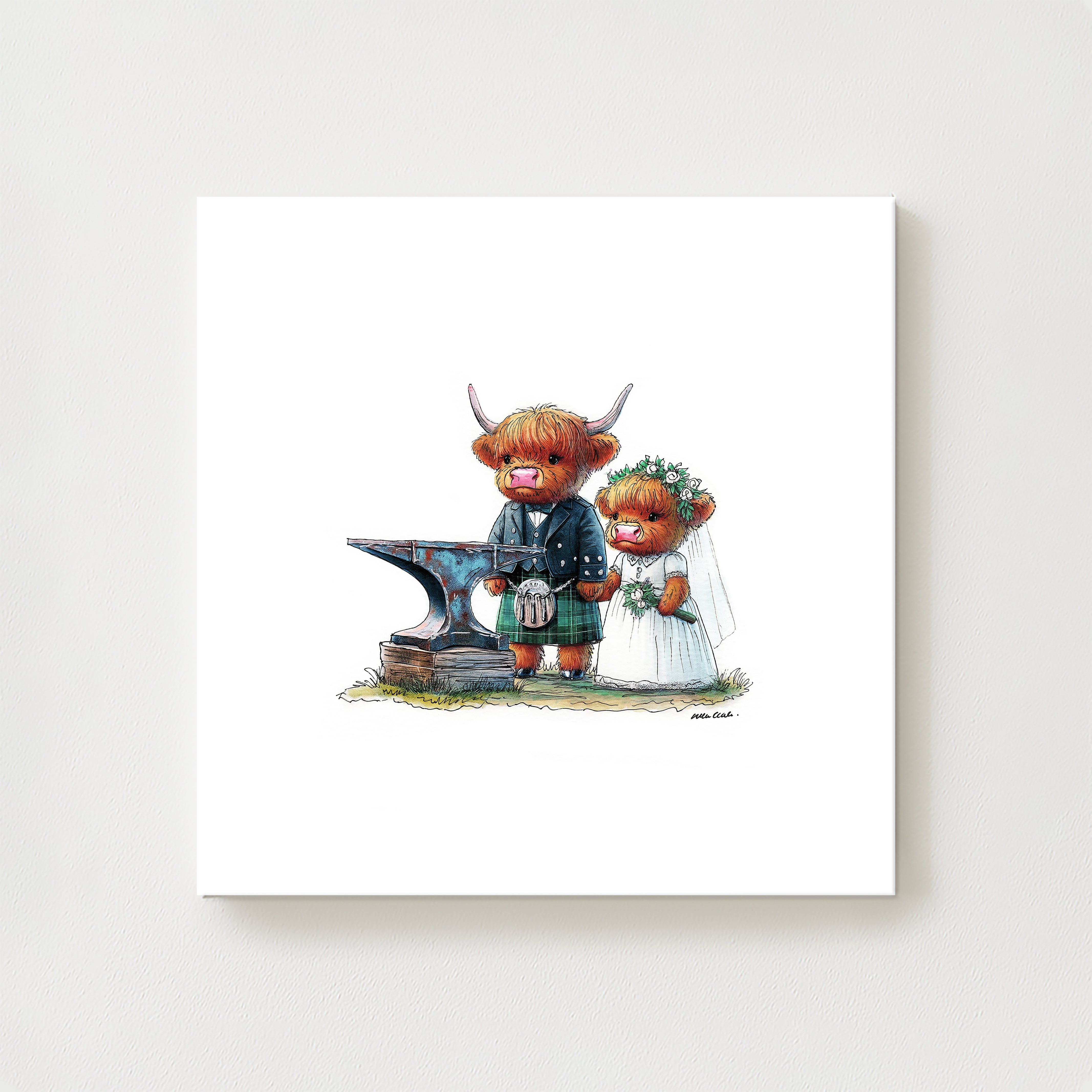 Forged In Love Canvas