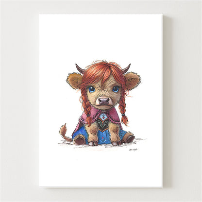 Freezing Moo Canvas