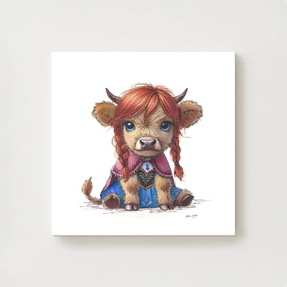 Freezing Moo Canvas