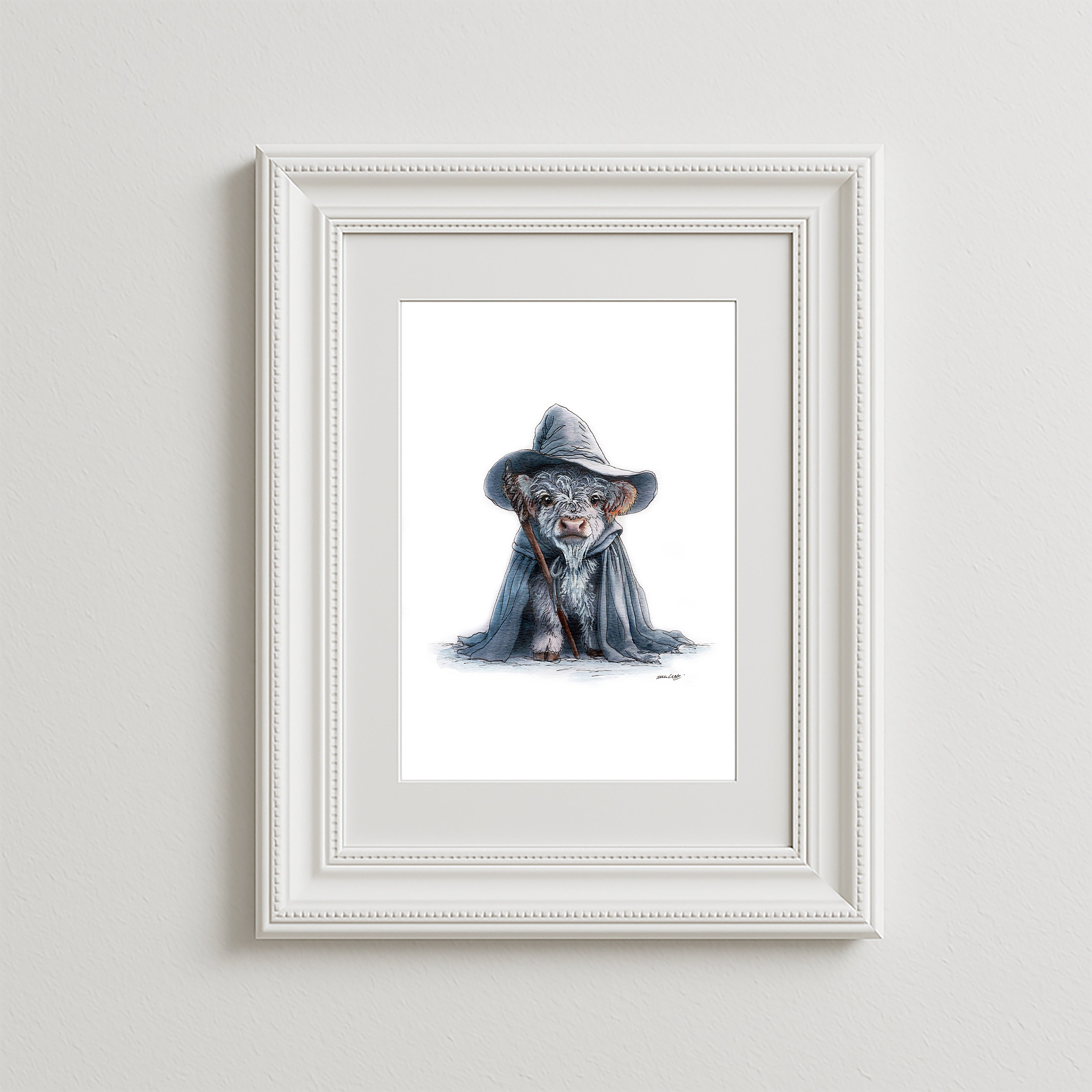 Gandalf The Moo Art Print