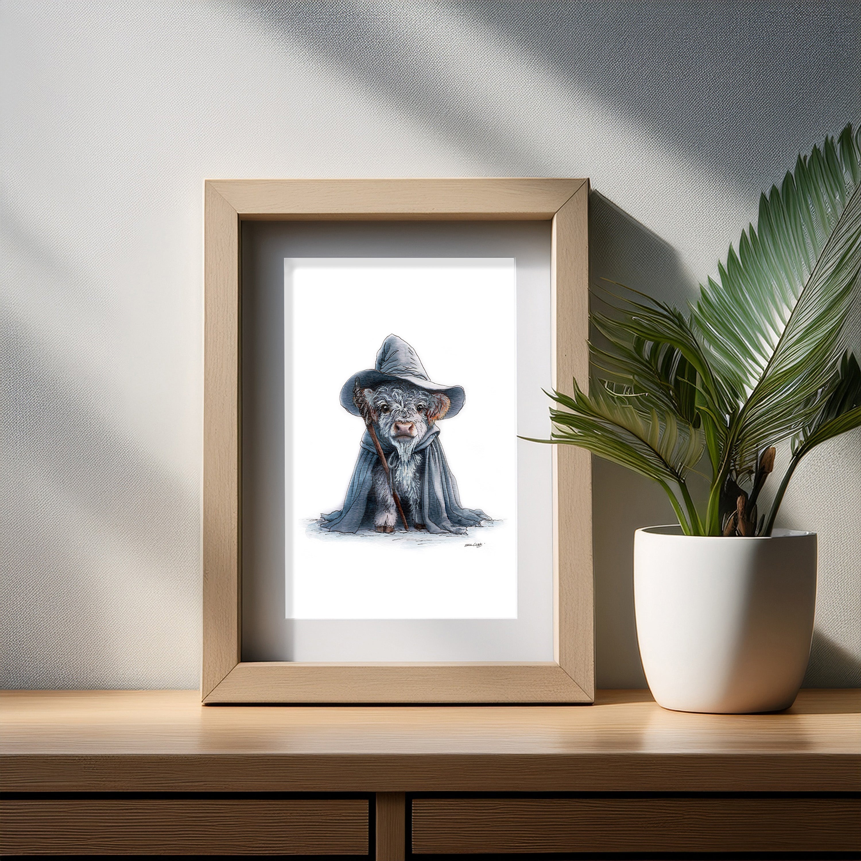 Gandalf The Moo Art Print