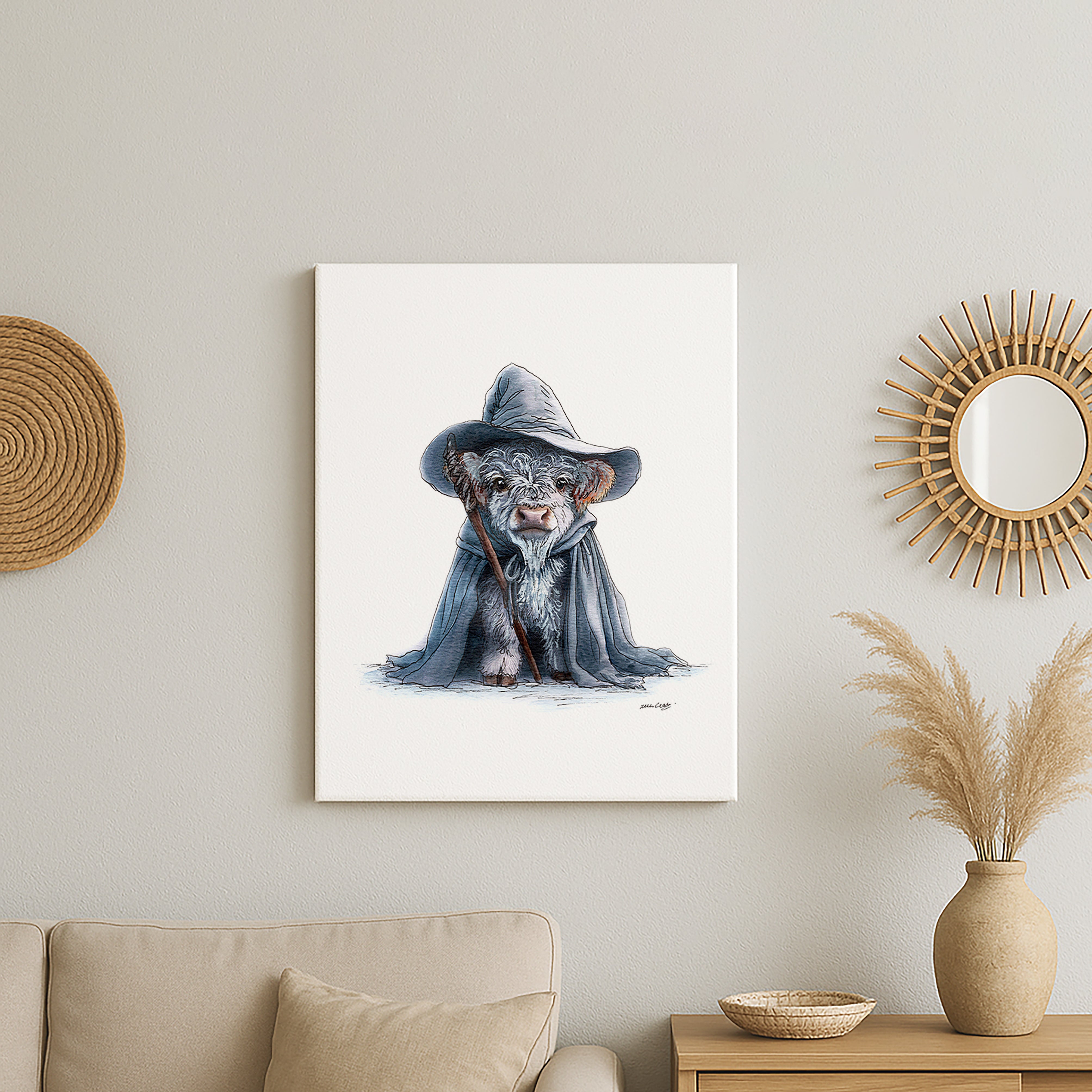 Gandalf The Moo Canvas