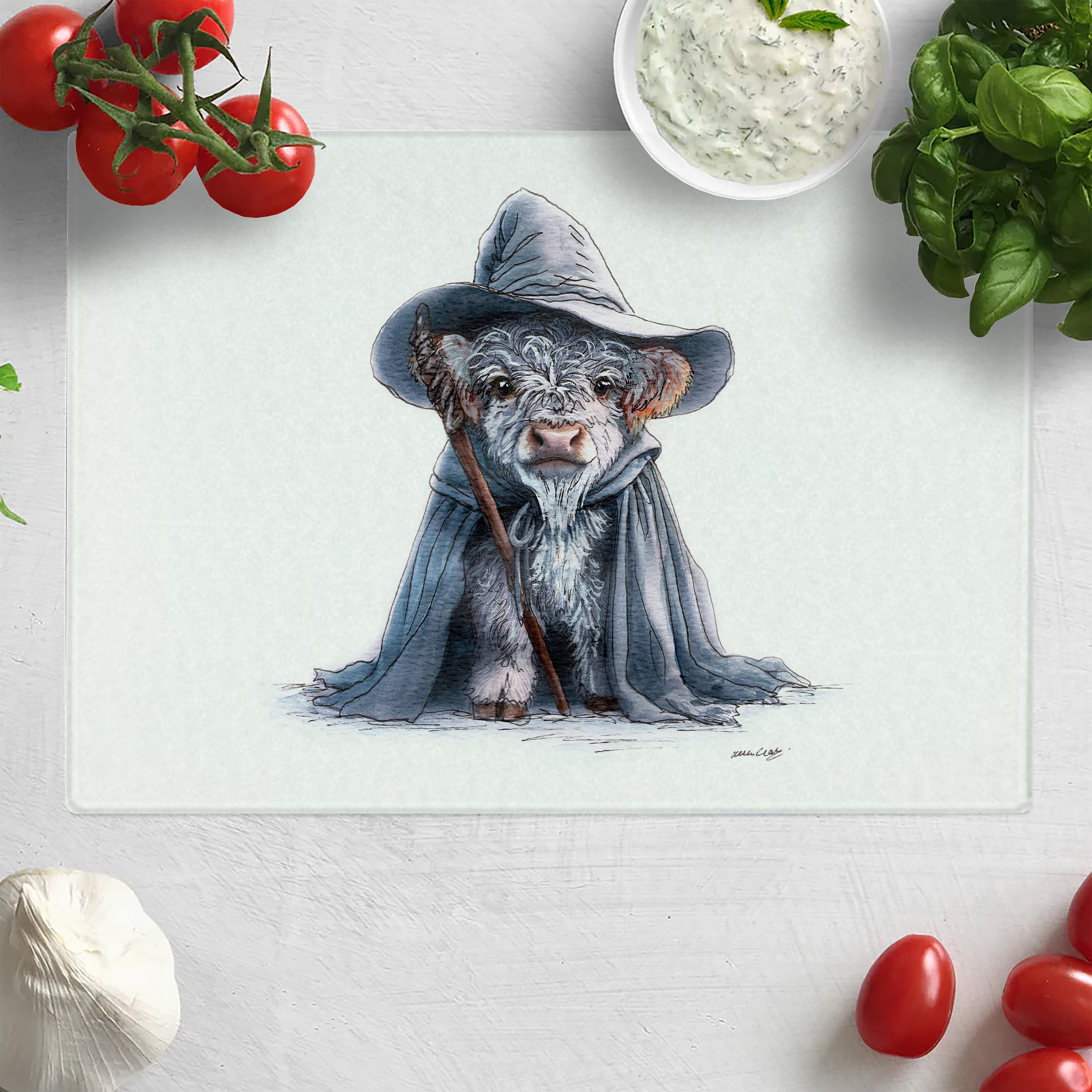 Gandalf The Moo Chopping Board