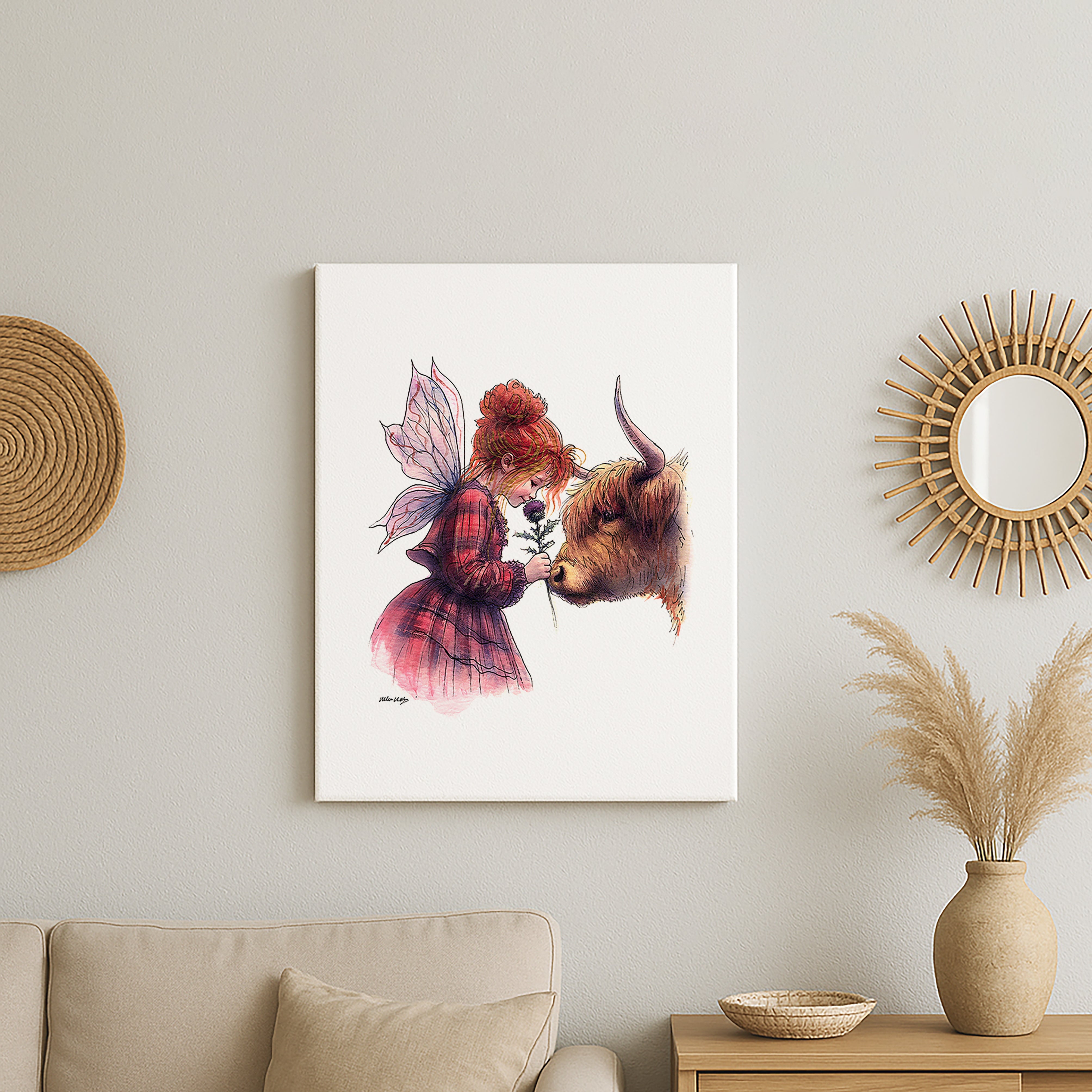 Gift Of A Thistle Canvas