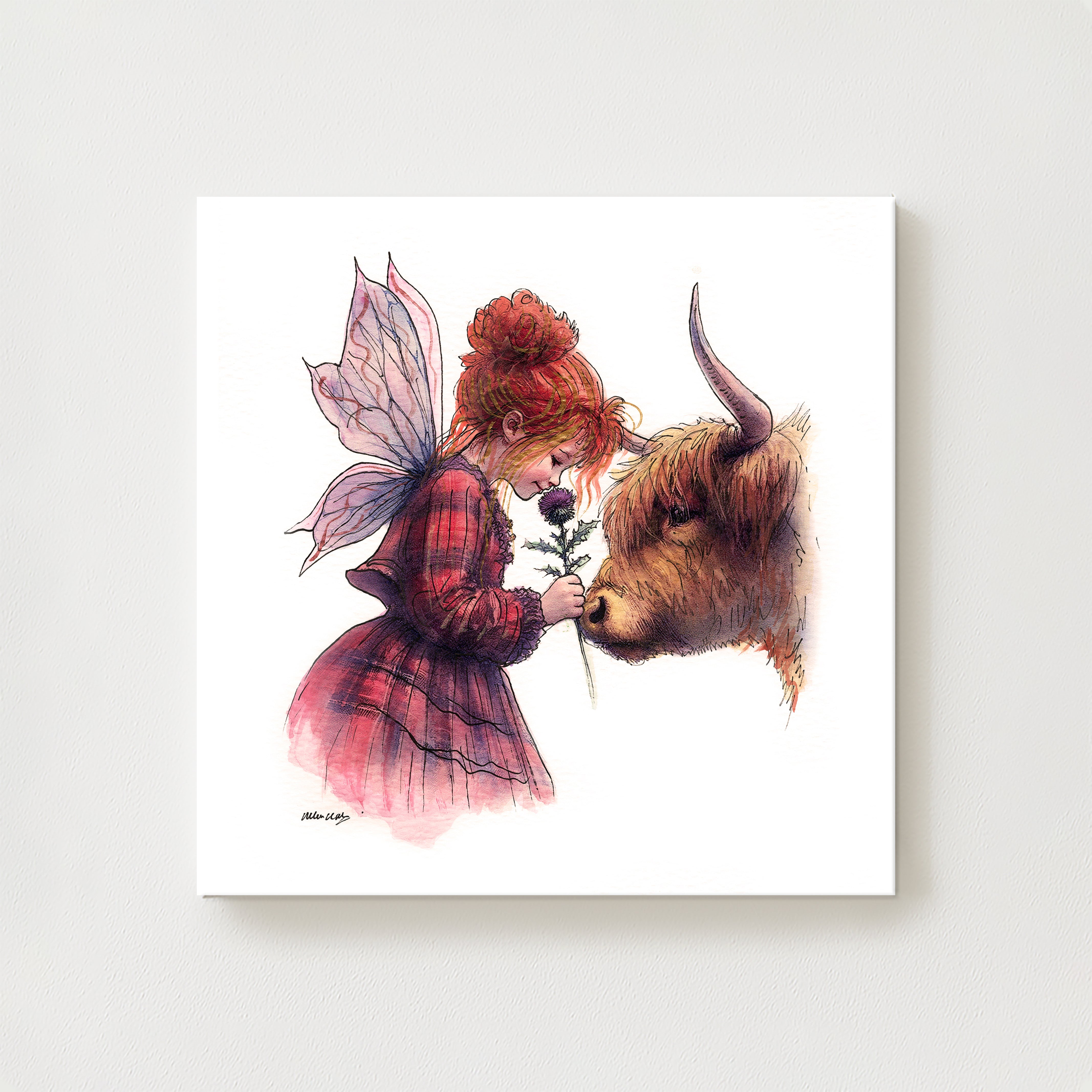 Gift Of A Thistle Canvas