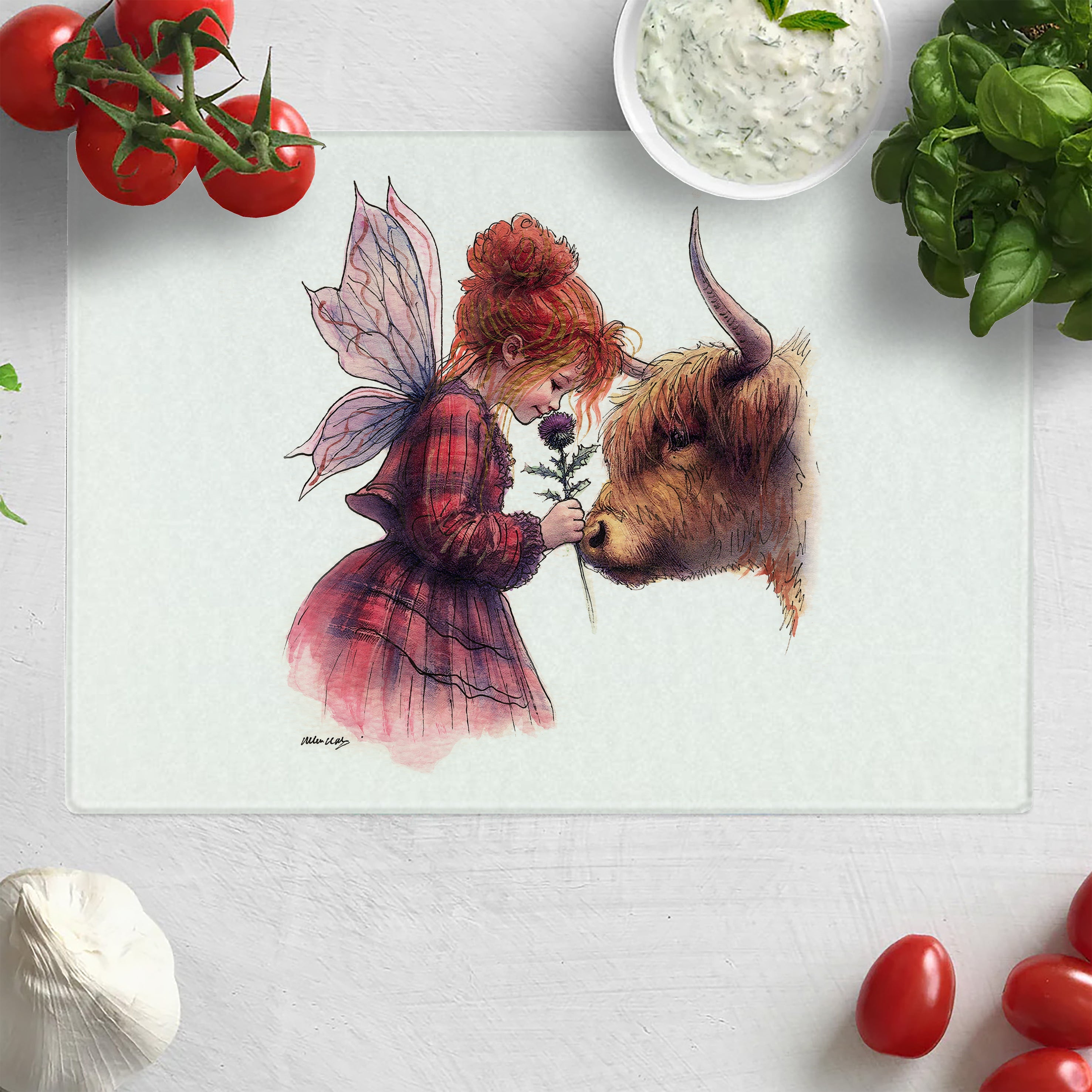 Gift Of A Thistle Chopping Board