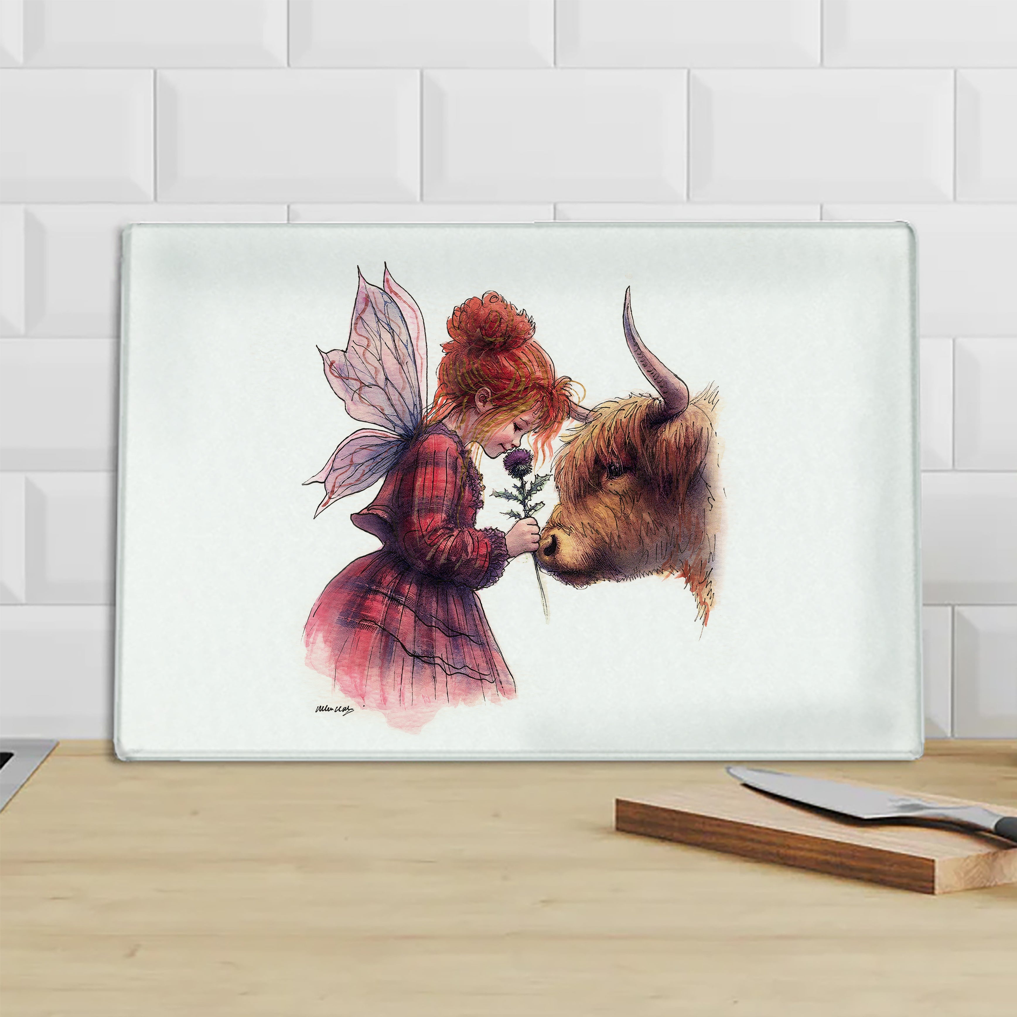 Gift Of A Thistle Chopping Board