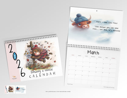 NEW Blowing a Hoolie 2026 Calendar