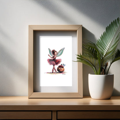Haggis Fairy Art Print