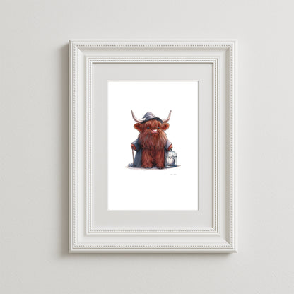 Hagri Moo the Gentle Giant Art Print