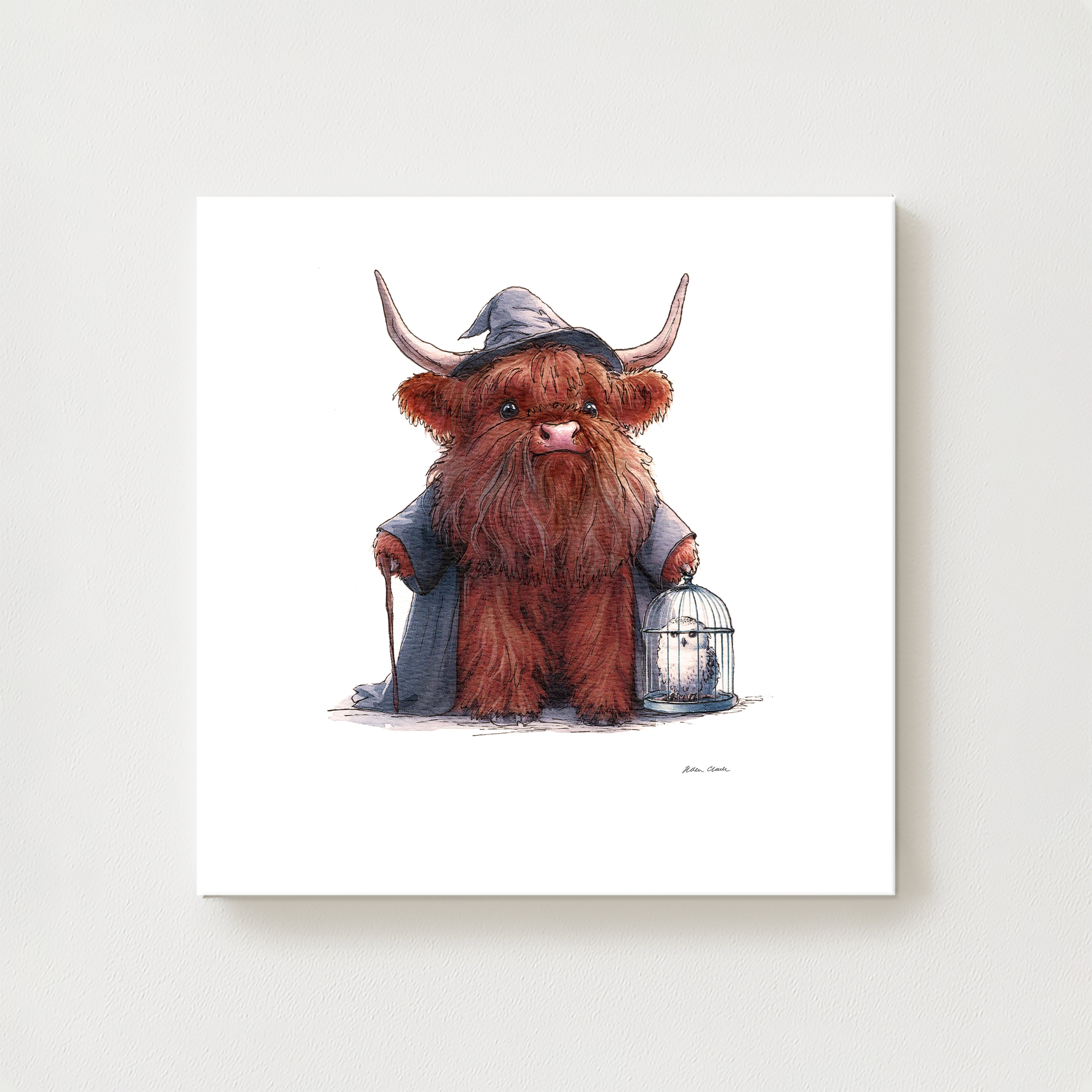Hagri Moo the Gentle Giant Canvas