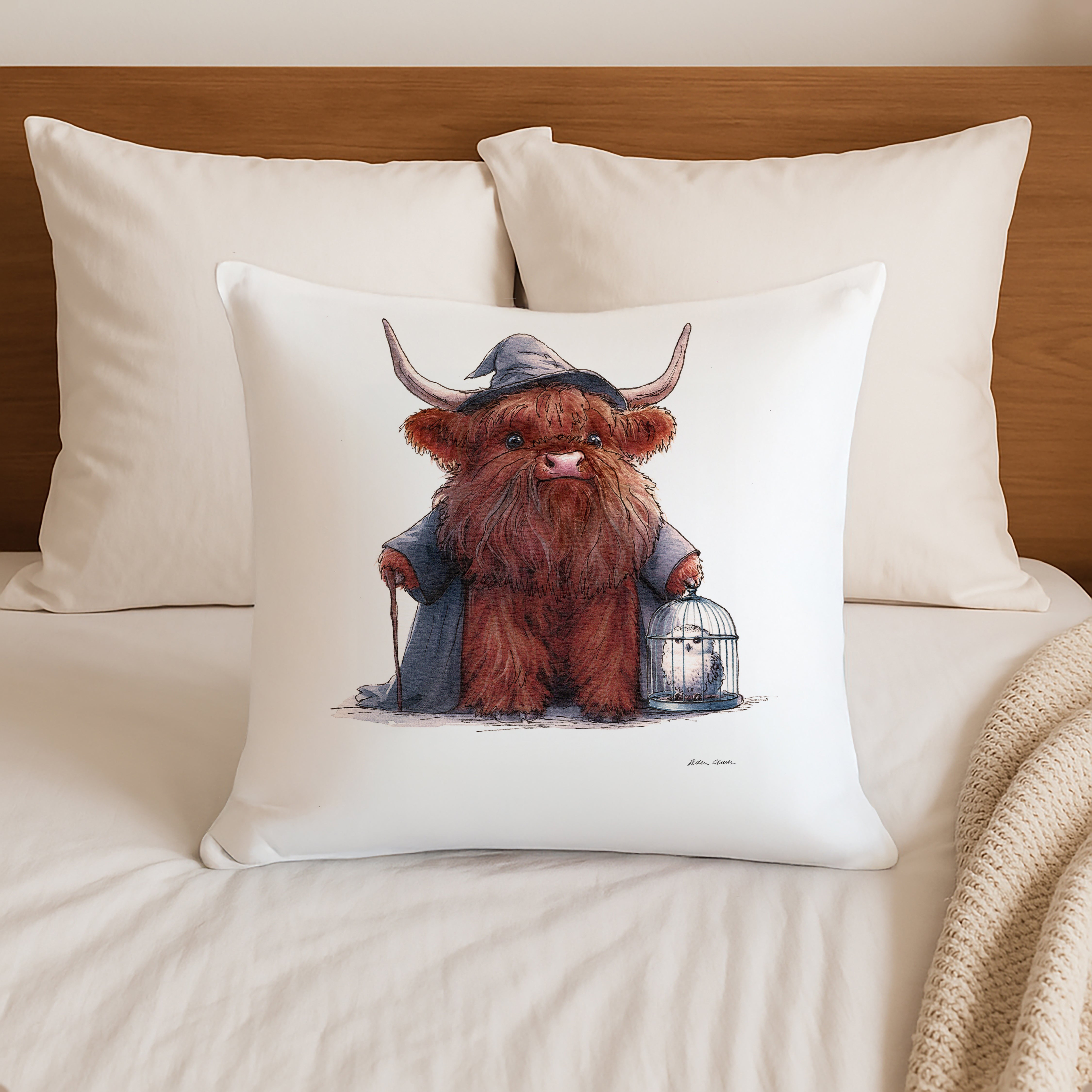 Hagri Moo the Gentle Giant Cushion