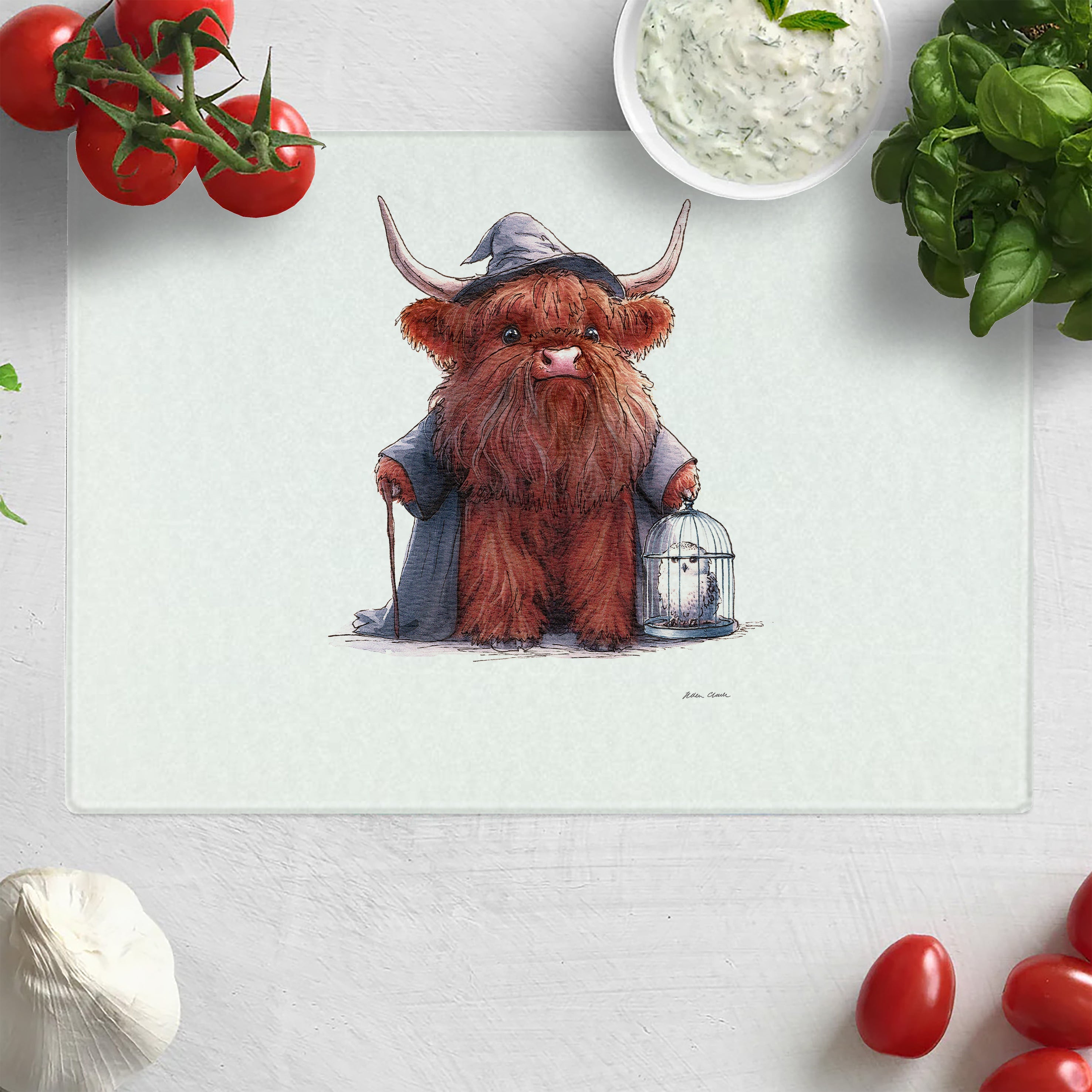 Hagri Moo the Gentle Giant Chopping Board