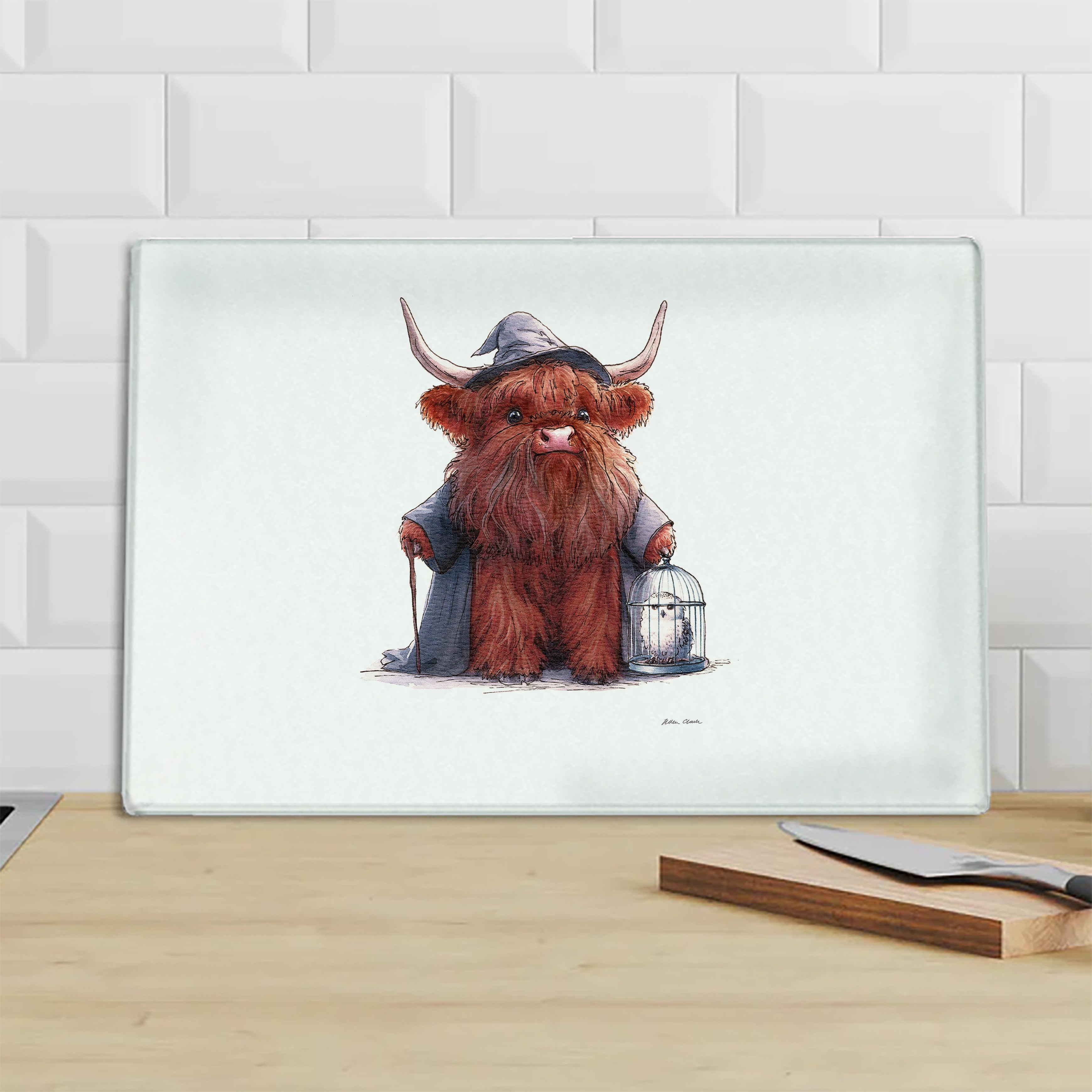 Hagri Moo the Gentle Giant Chopping Board