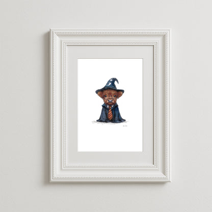 Hairy Trotter Art Print