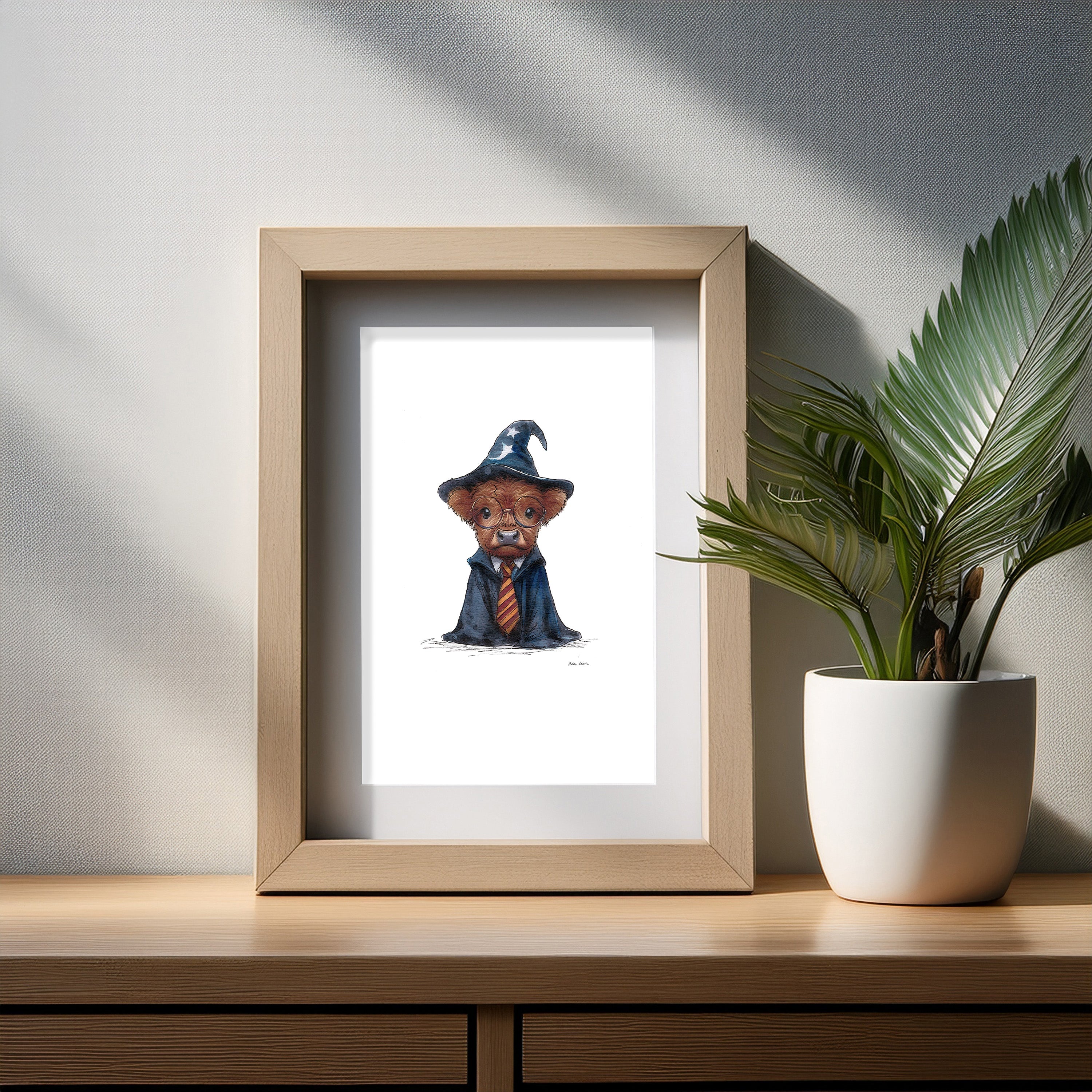 Hairy Trotter Art Print
