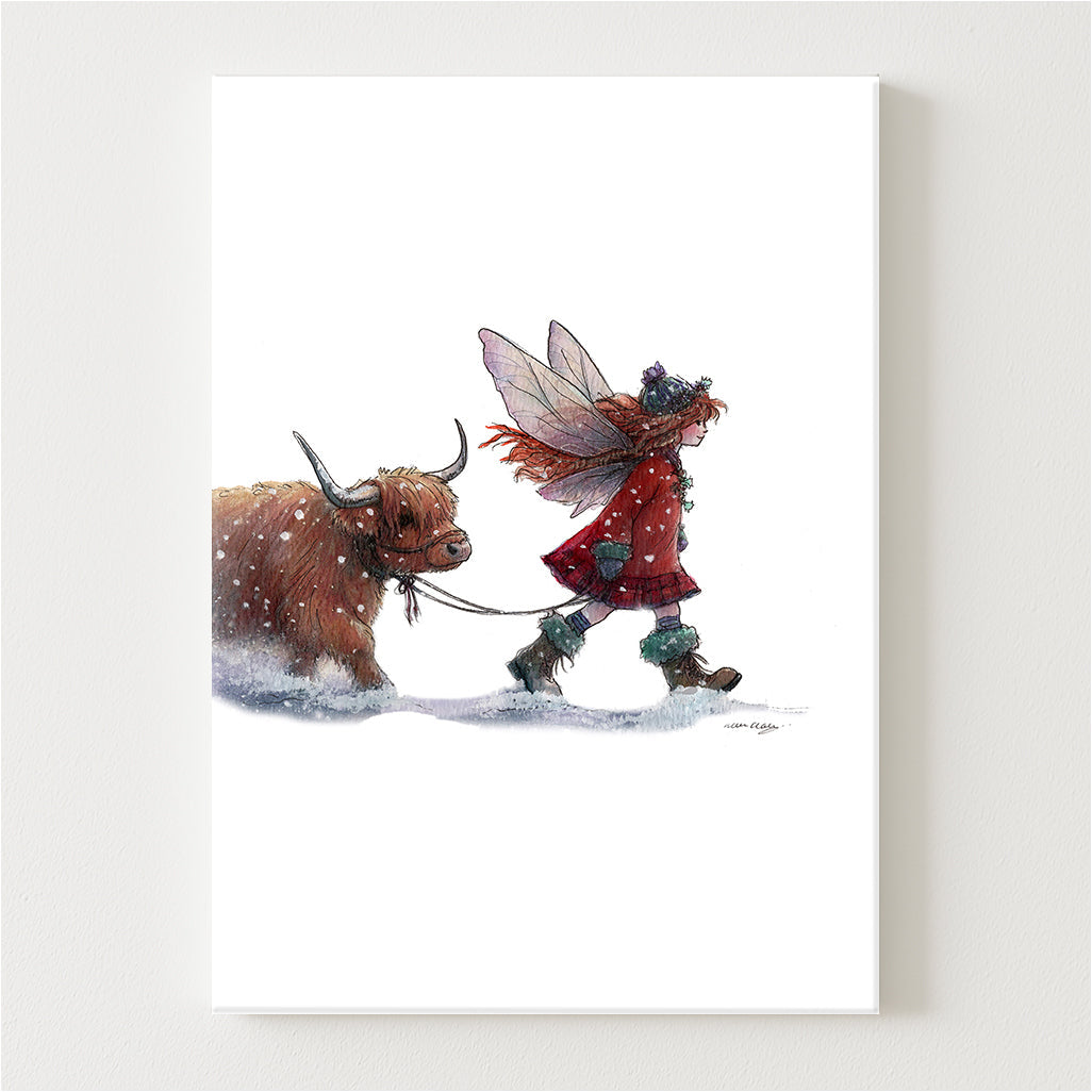 Heading Home for Christmas Canvas