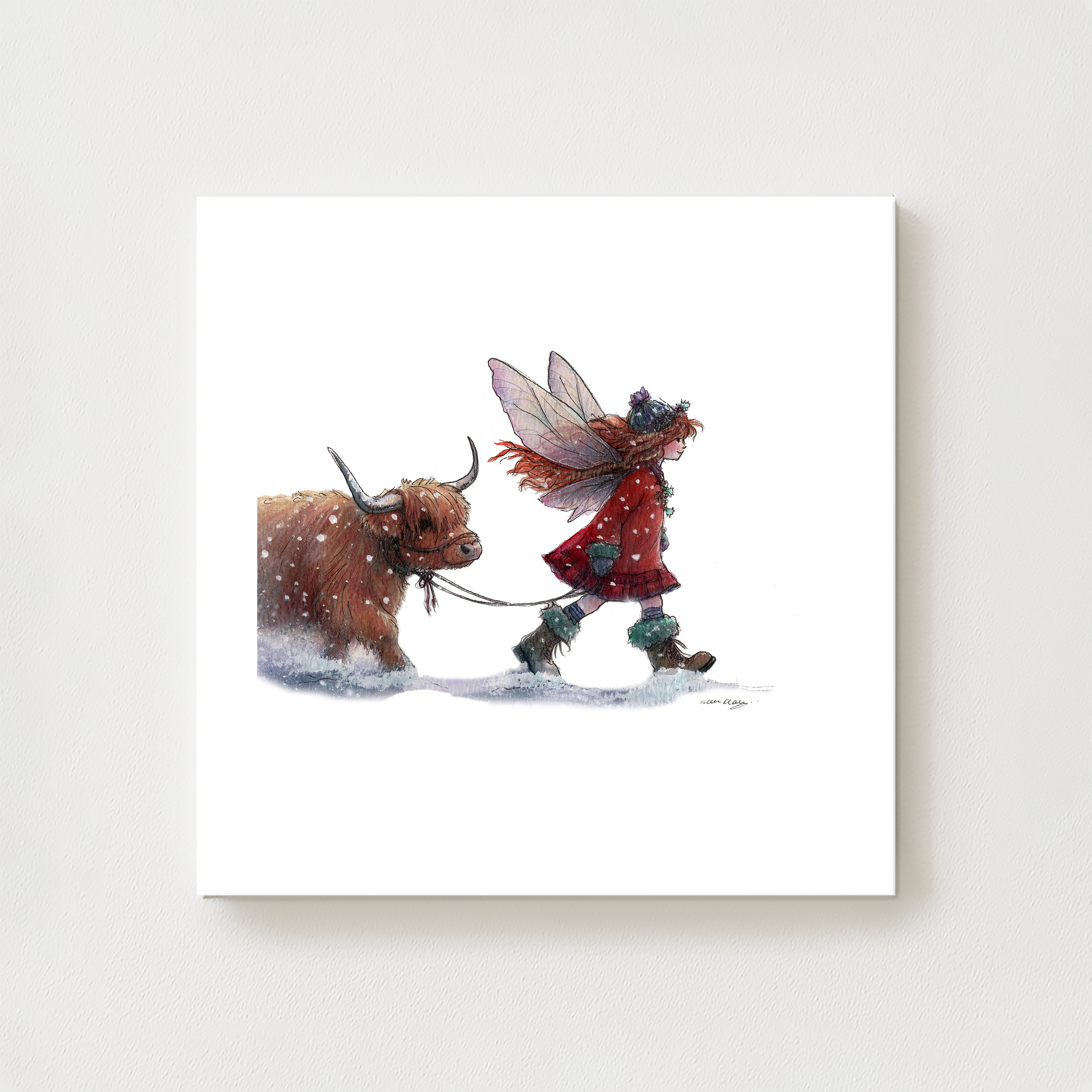 Heading Home for Christmas Canvas