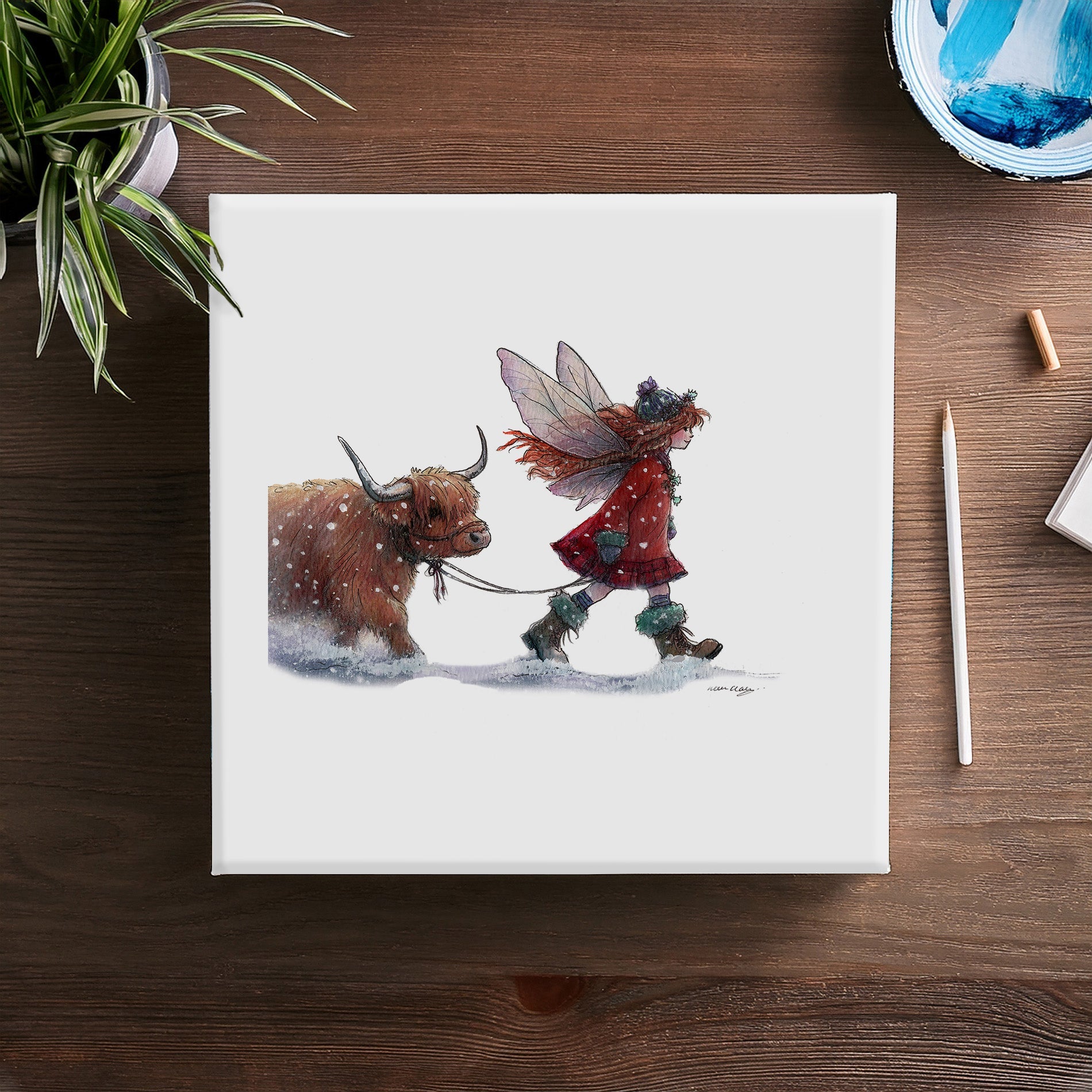 Heading Home for Christmas Canvas