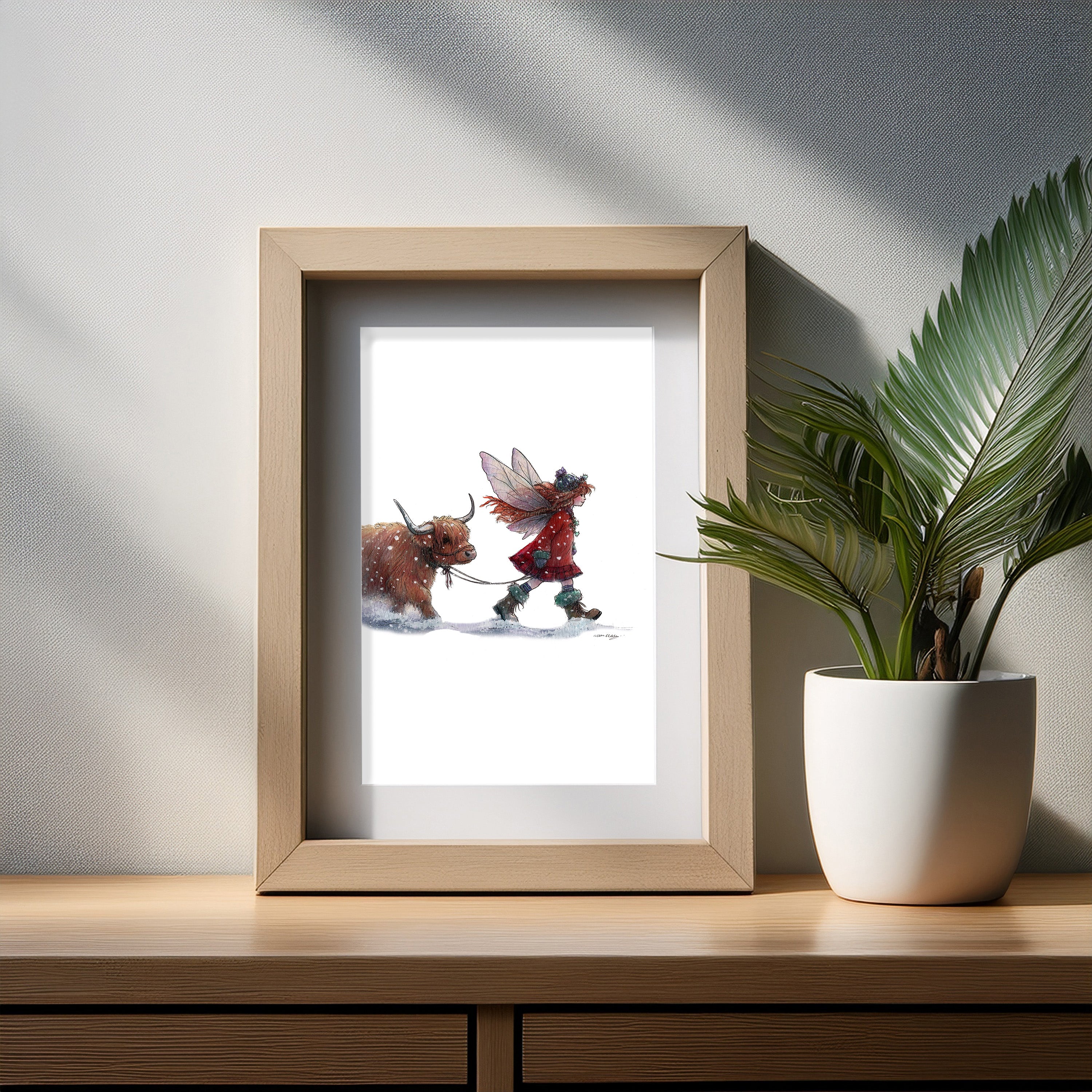 Heading Home for Christmas Art Print