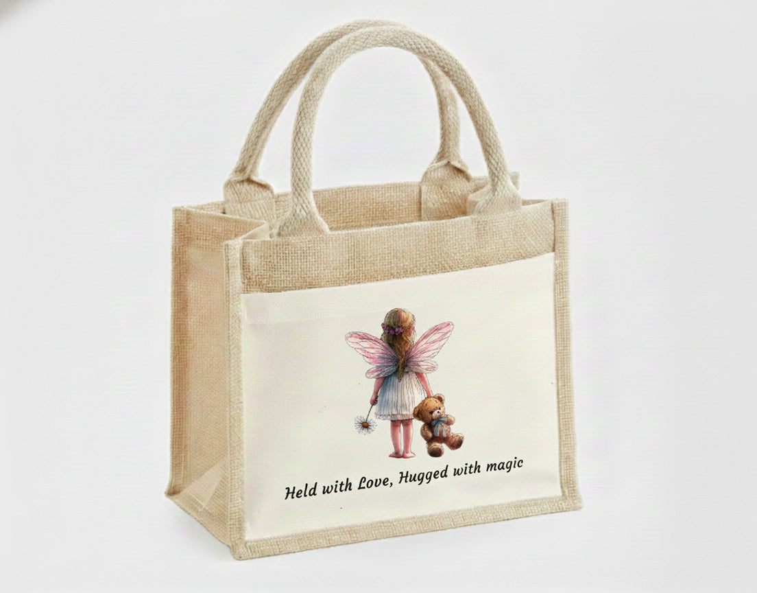 Held with Love, Hugged with magic Small Tote Bag