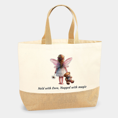 Held with Love, Hugged With Magic Tote Bag