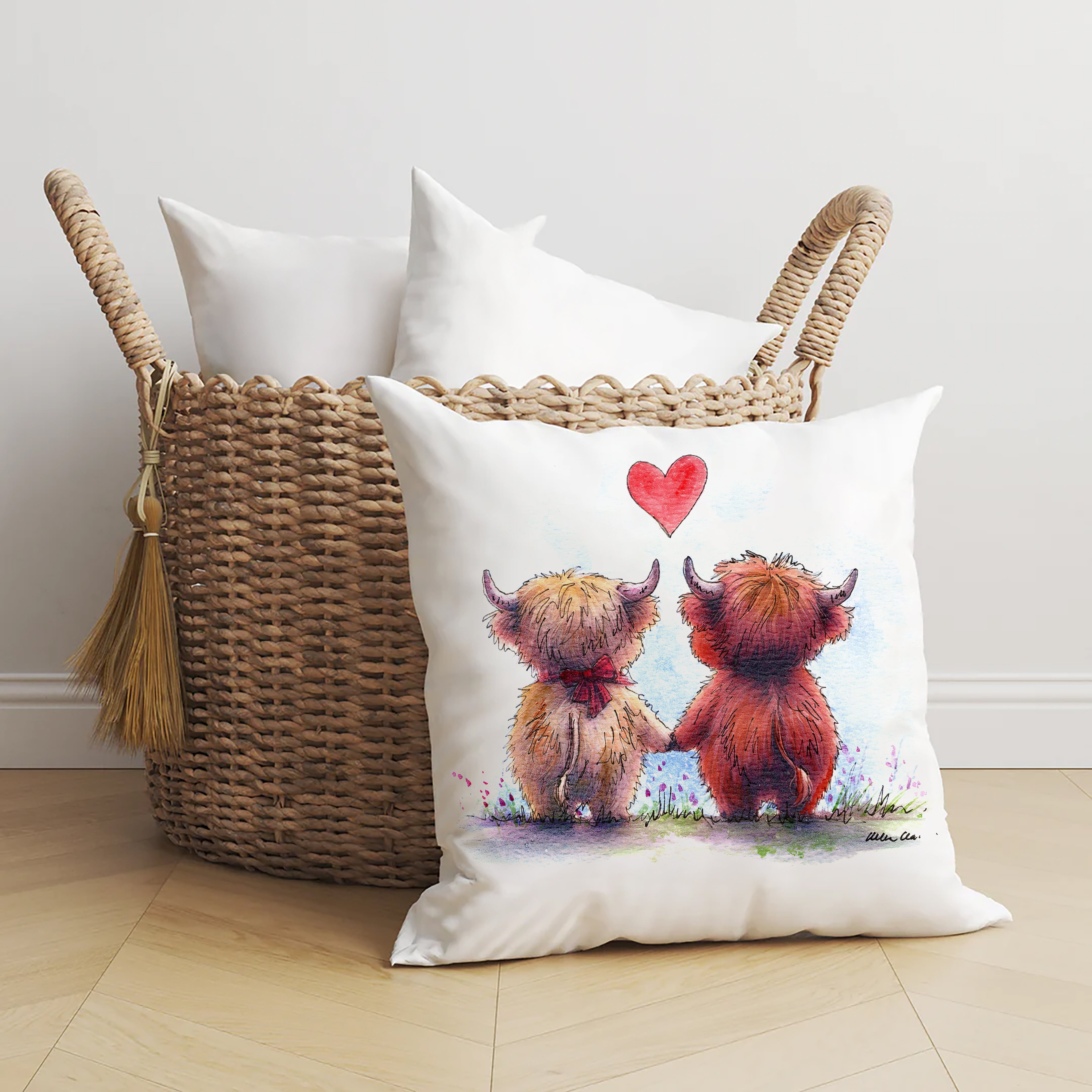 Highland Heart Cushion