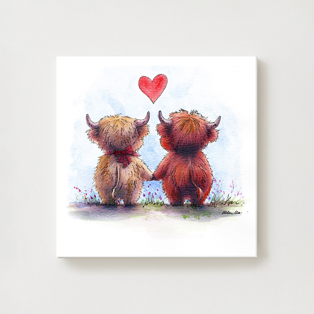 Highland Heart Canvas