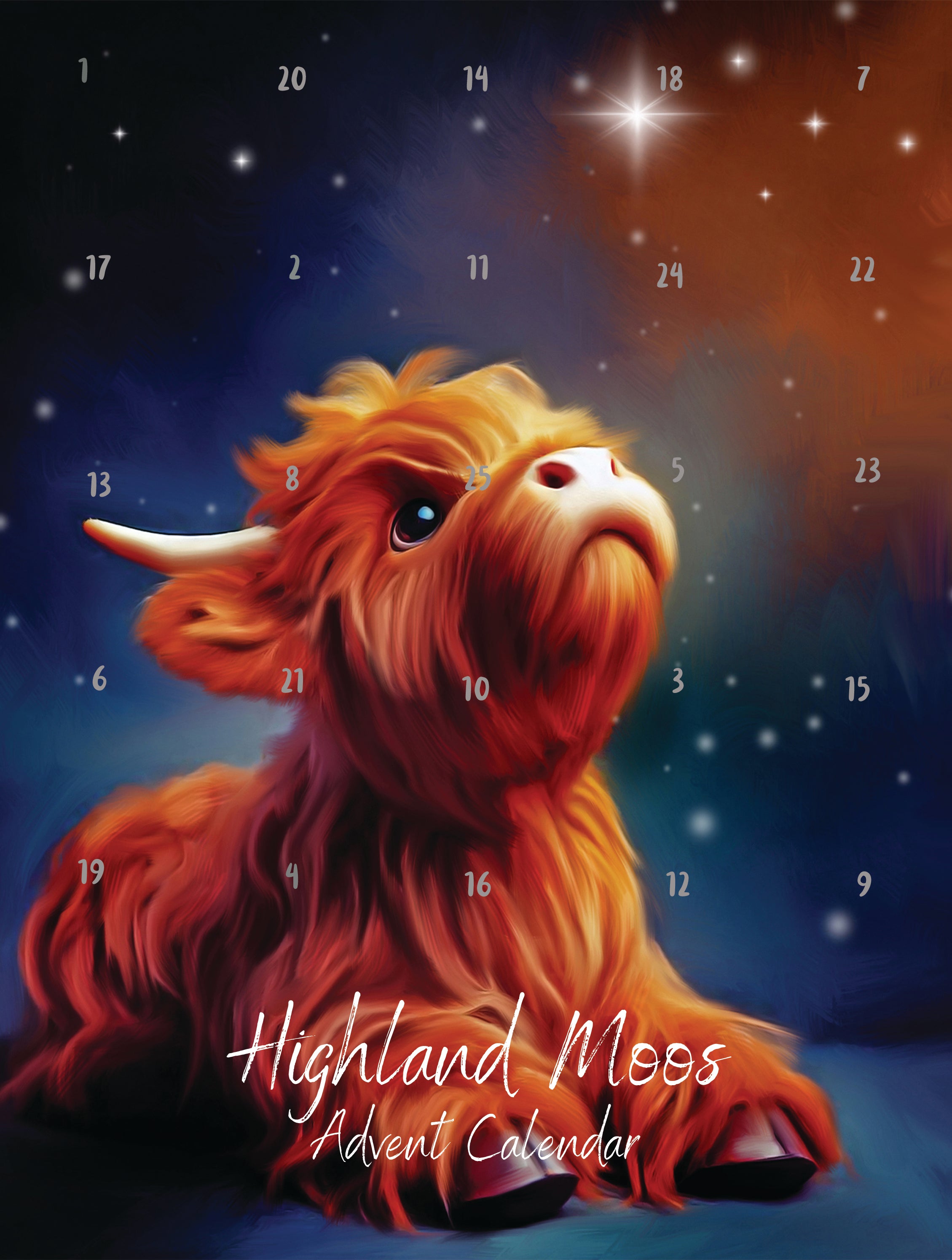 Comet Classic Highland Cow Advent calendar LIMITED RELEASE 250
