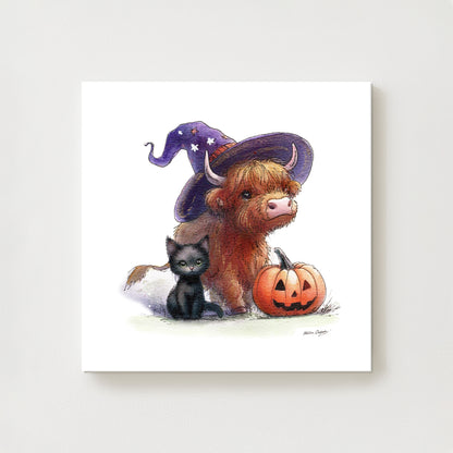 Highland Pumpkin Canvas