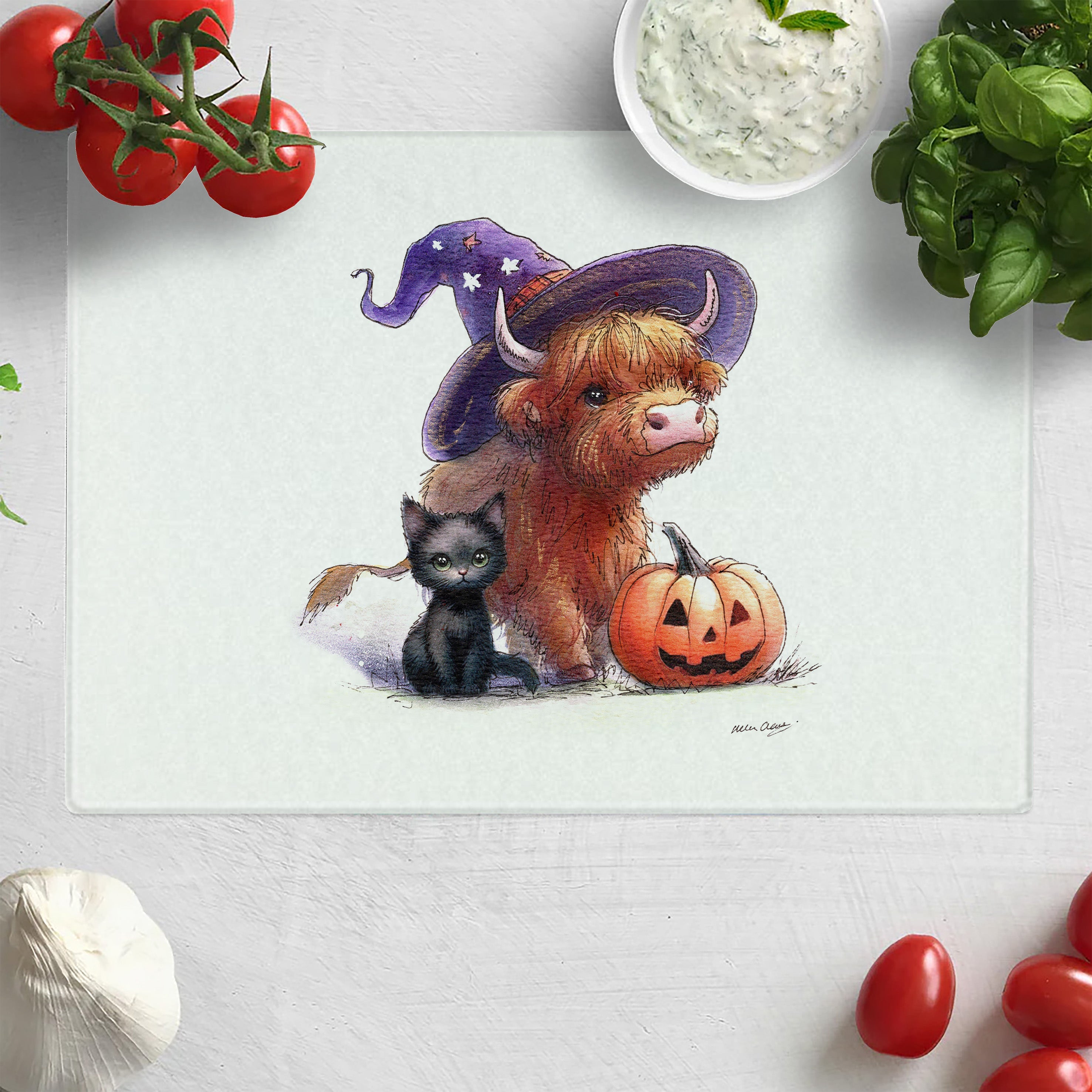 Highland Pumpkin Chopping Board