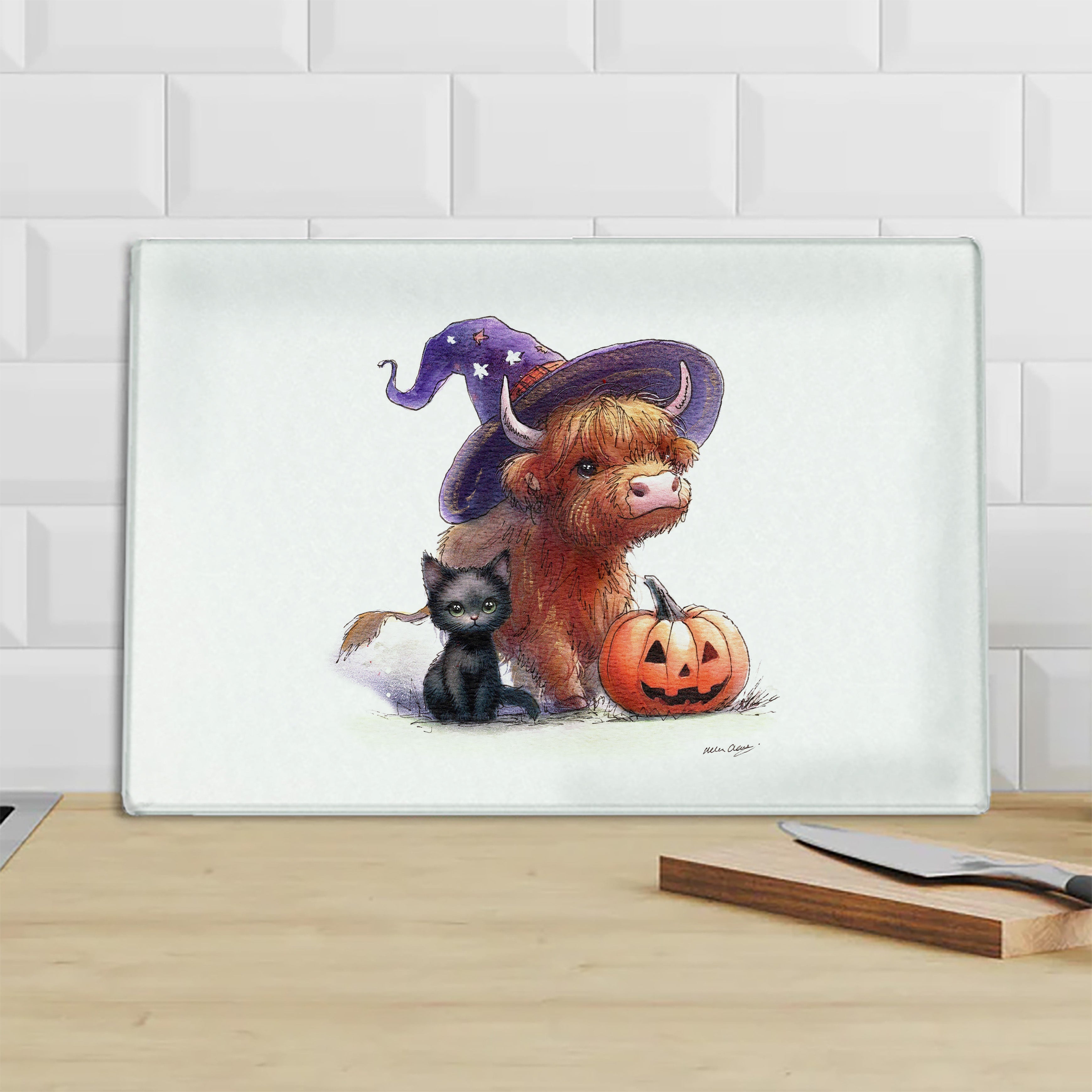 Highland Pumpkin Chopping Board