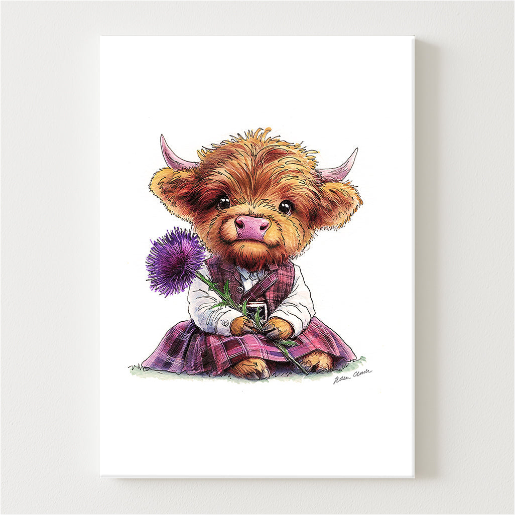 Highland Thistle Canvas
