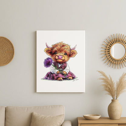 Highland Thistle Canvas