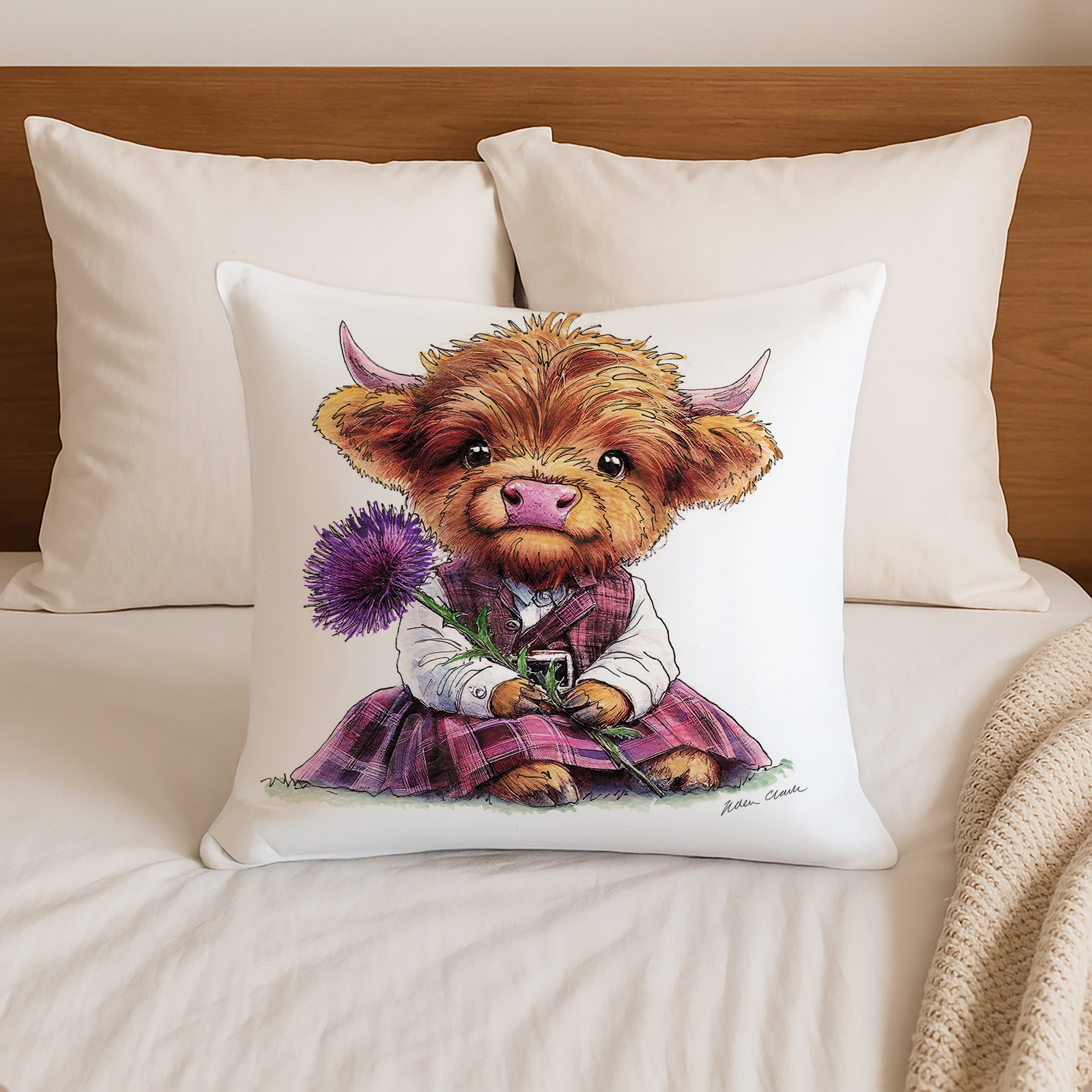 Highland Thistle Cushion