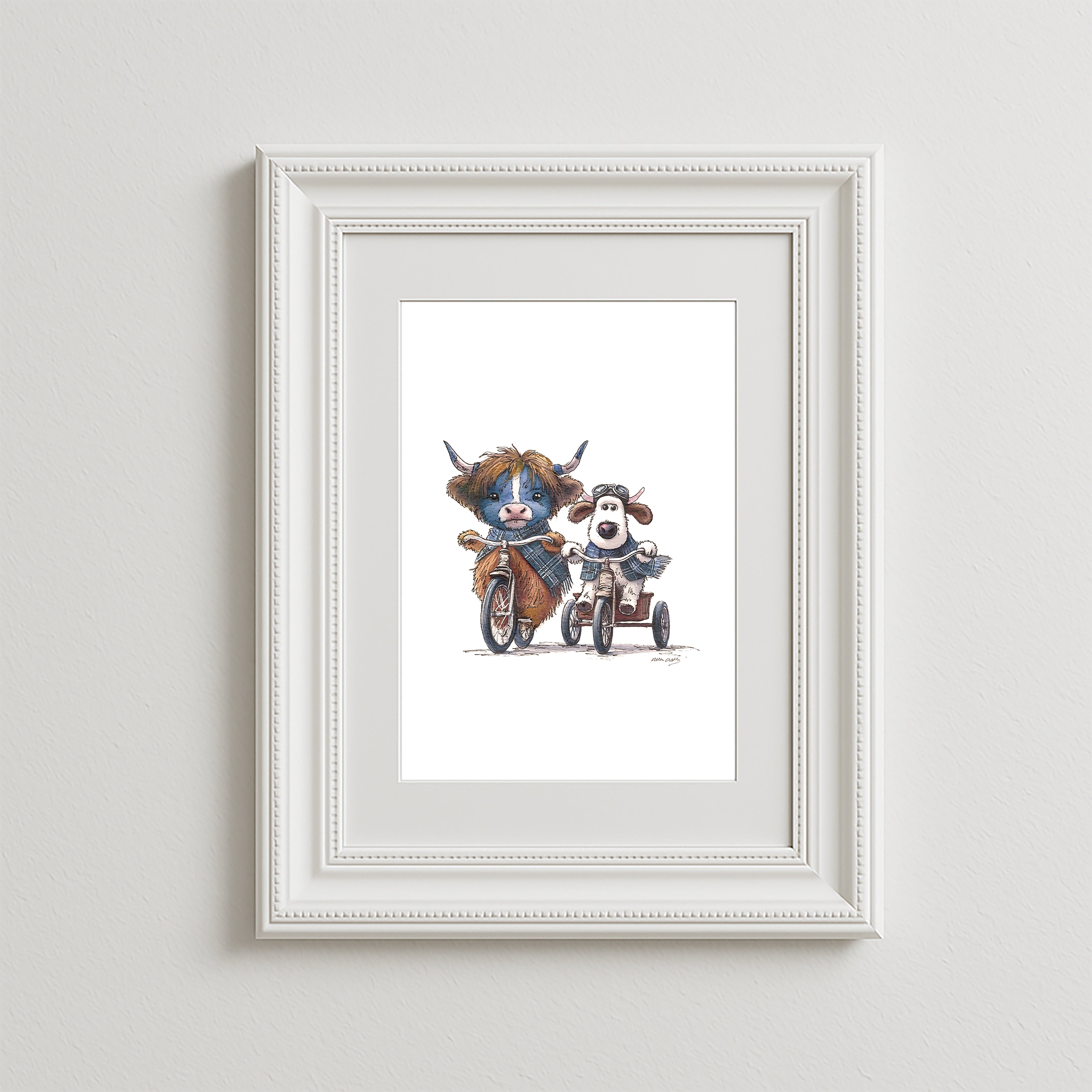Hold Tight Laddie Art Print