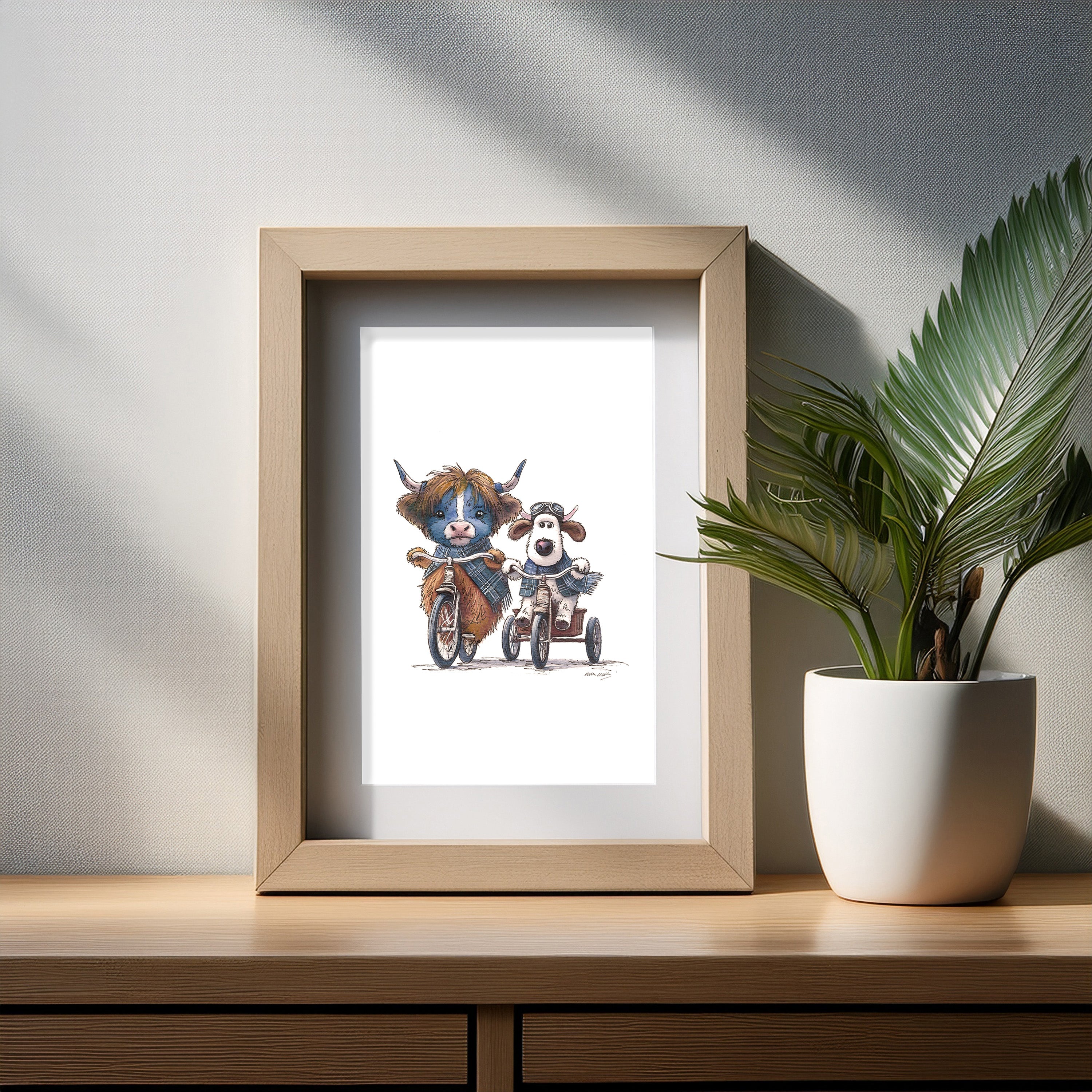 Hold Tight Laddie Art Print