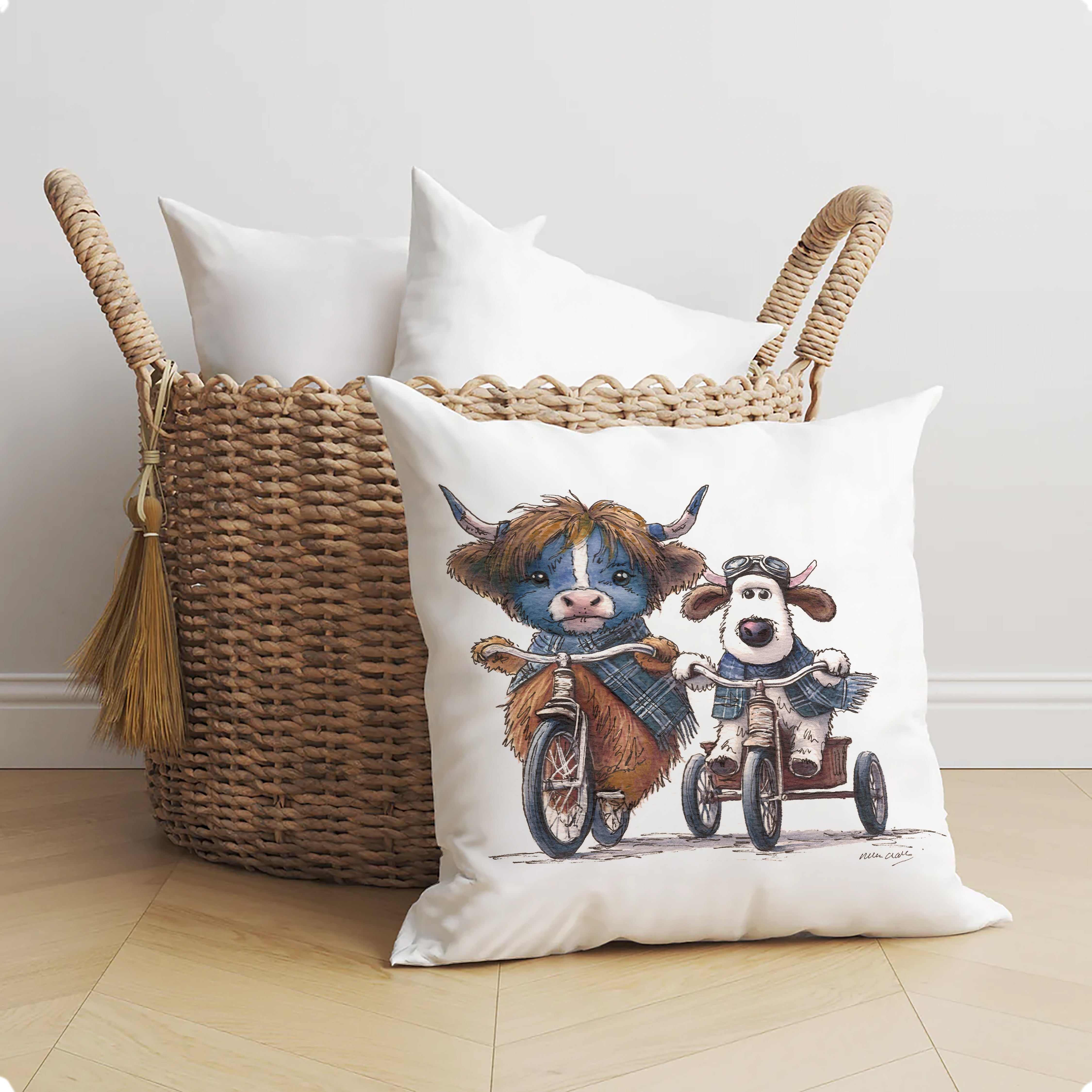 Hold Tight Laddie Cushion