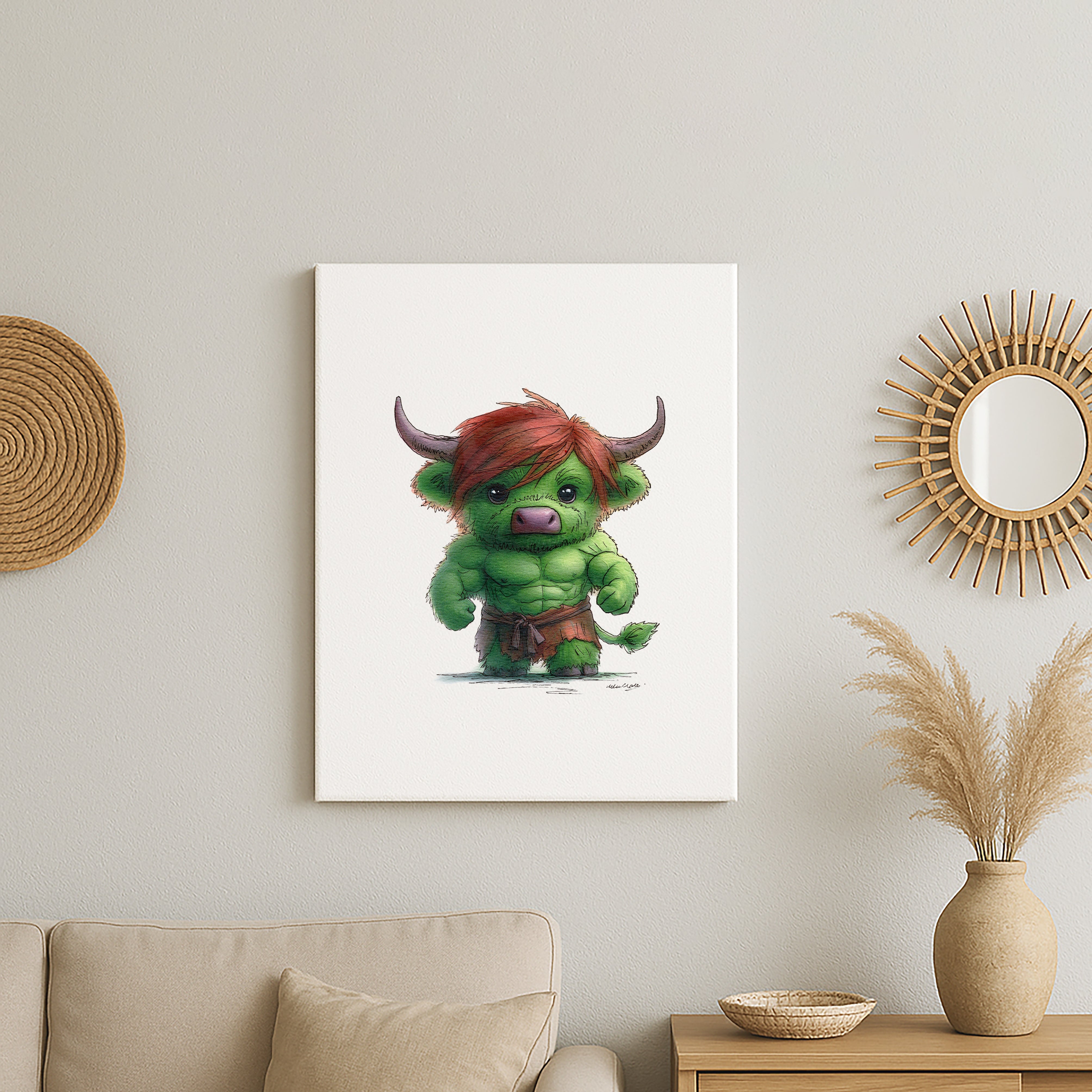 Hulk Of The Highlands Canvas