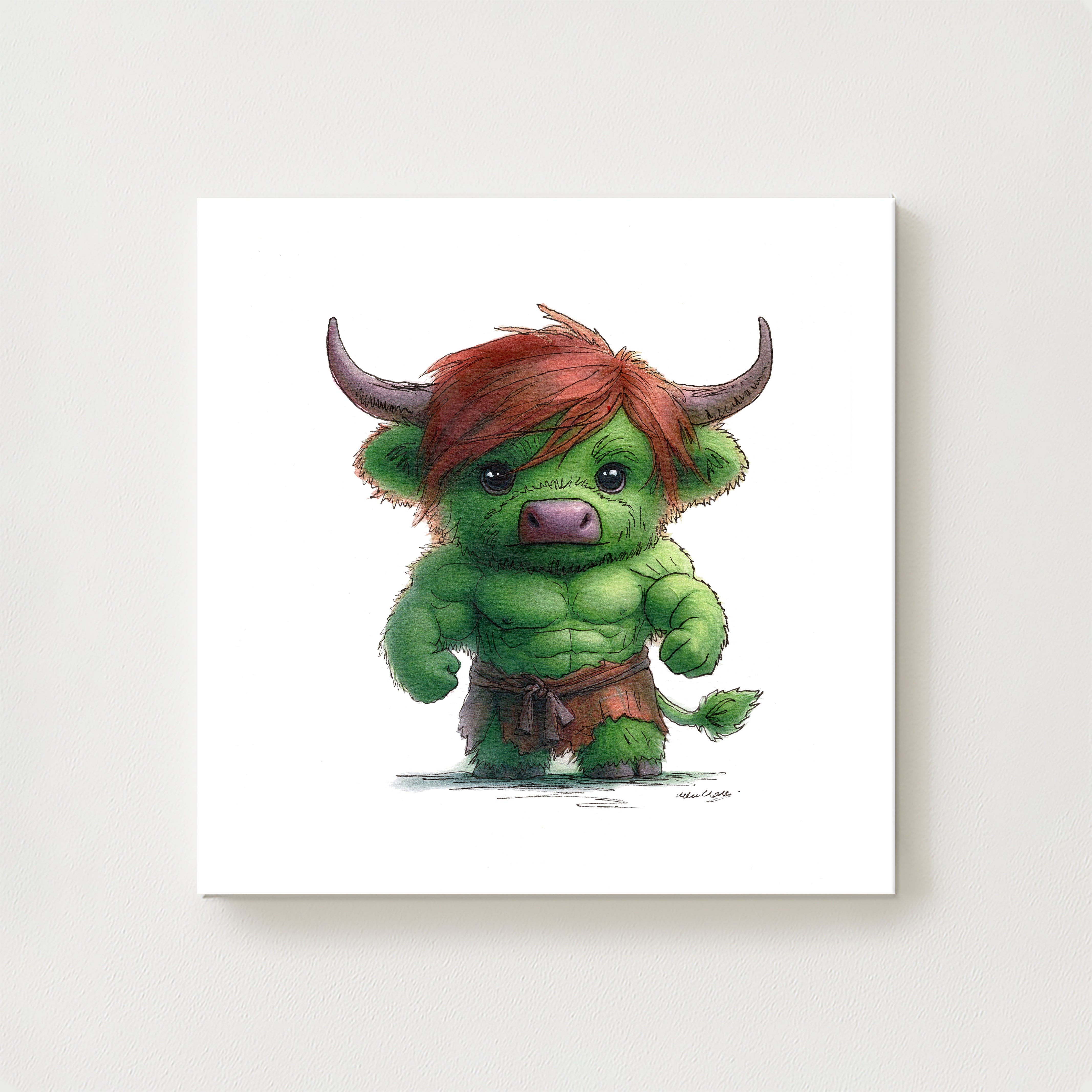 Hulk Of The Highlands Canvas