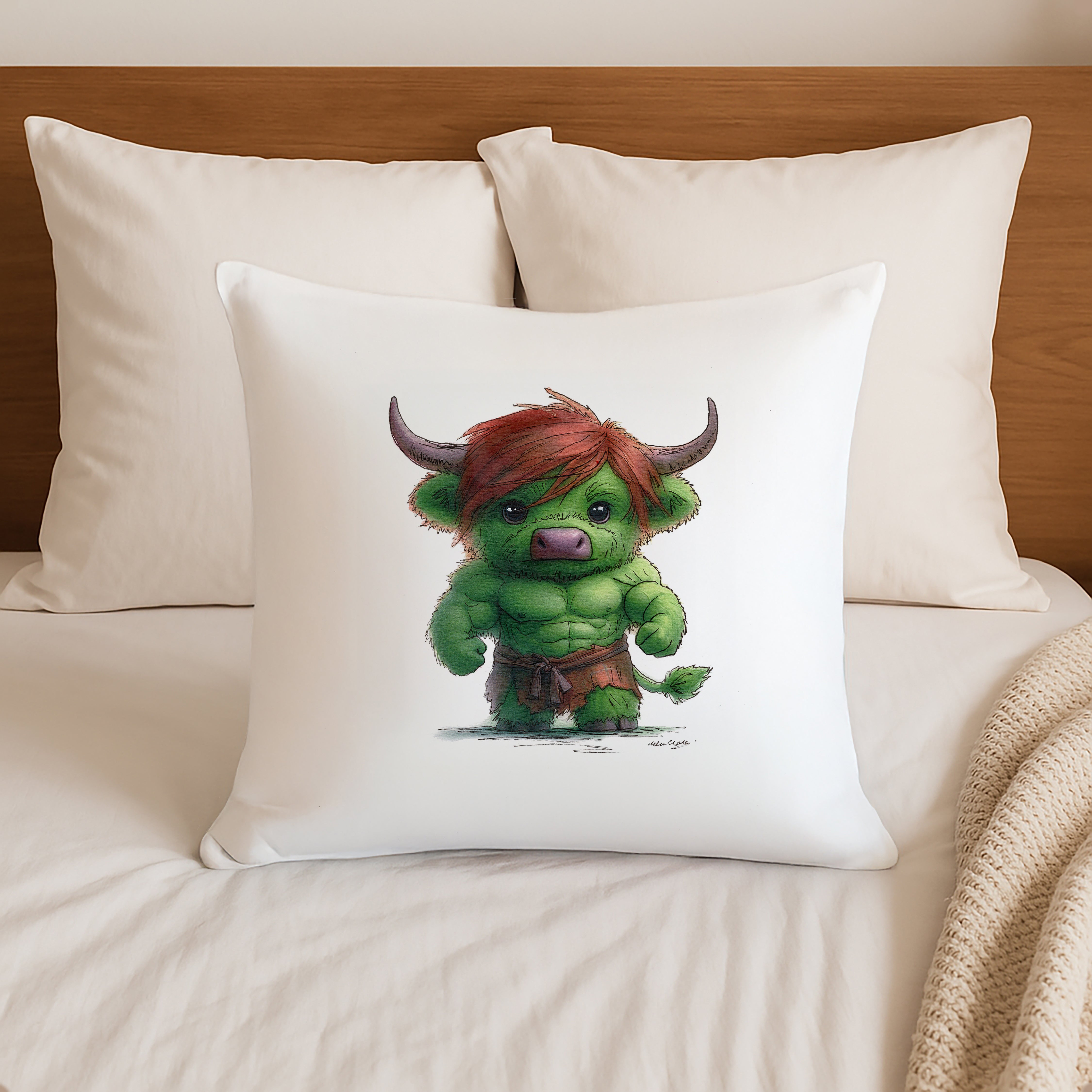 Hulk Of The Highlands Cushion