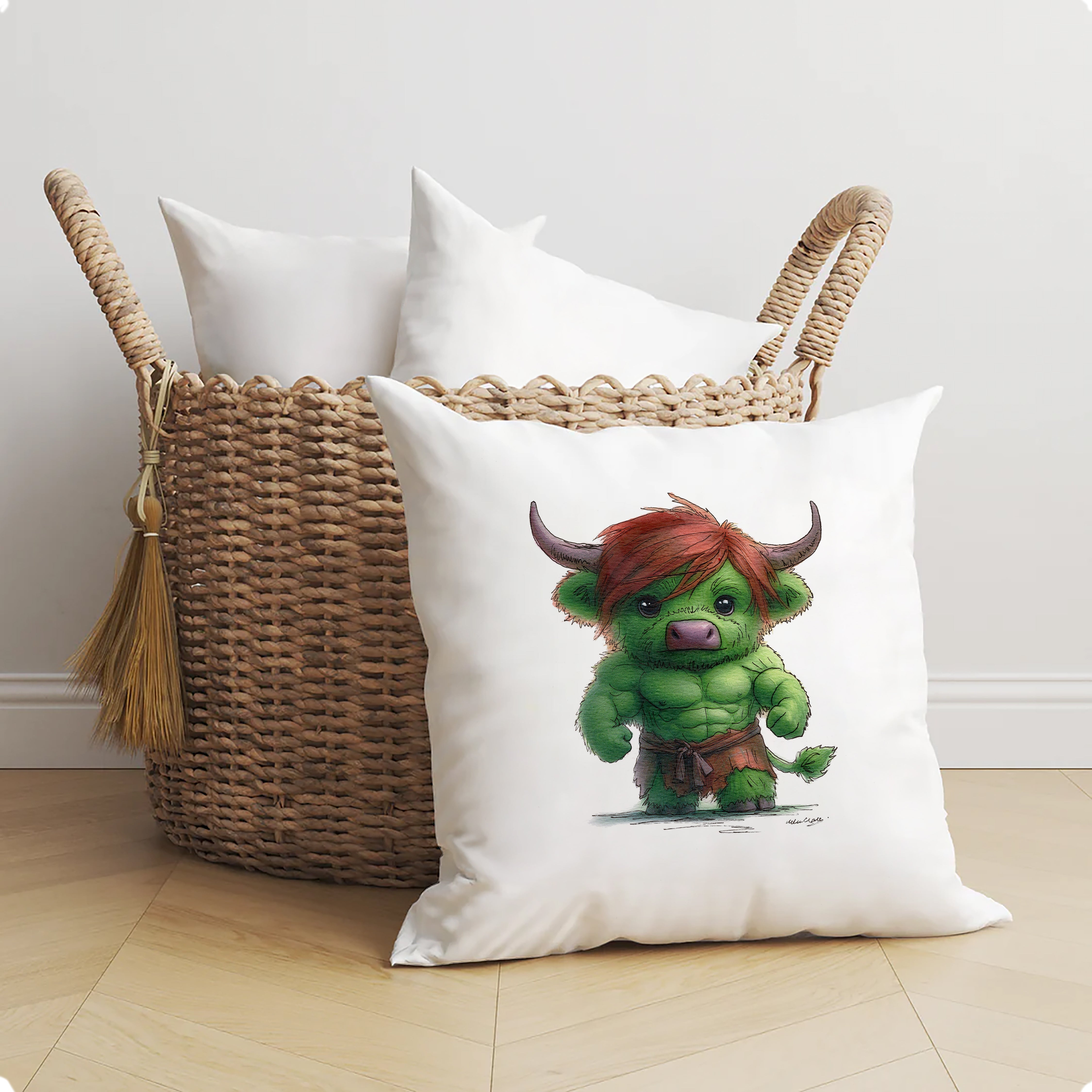 Hulk Of The Highlands Cushion