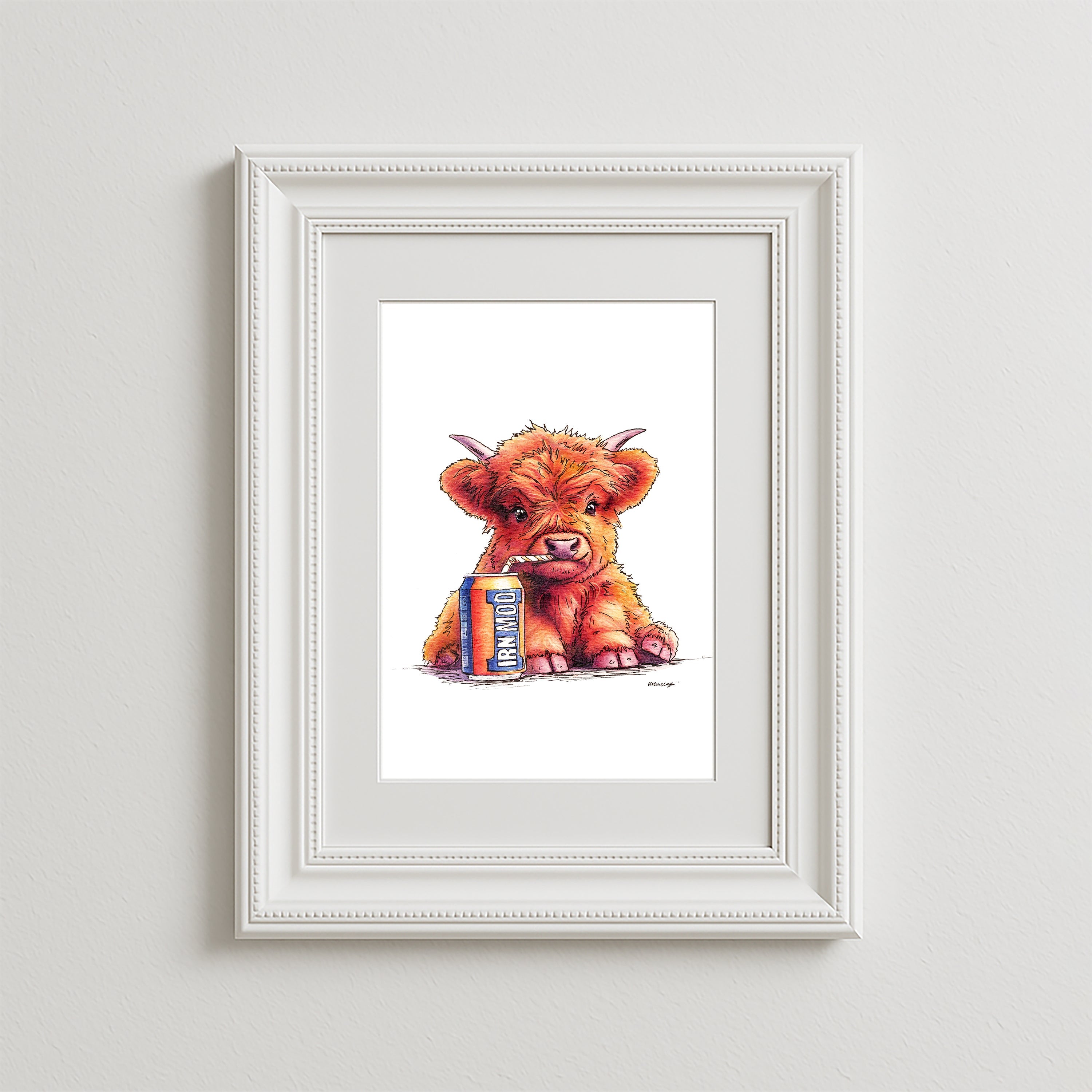 Irn Moo Art Print
