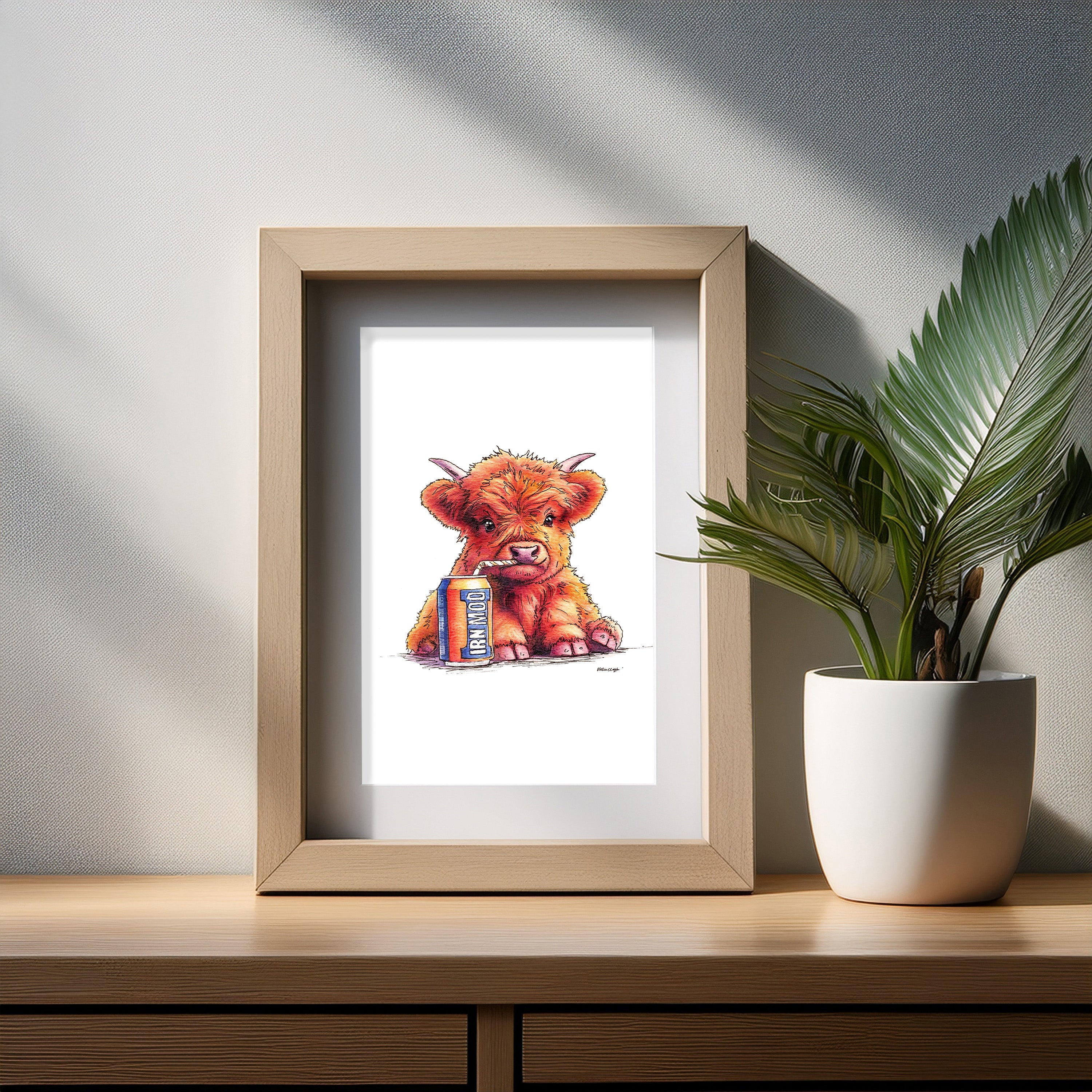 Irn Moo Art Print