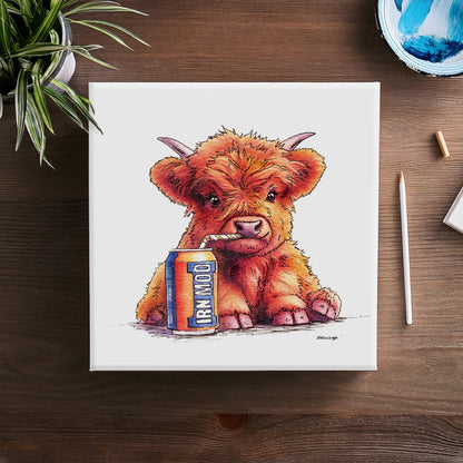 Irn Moo Canvas