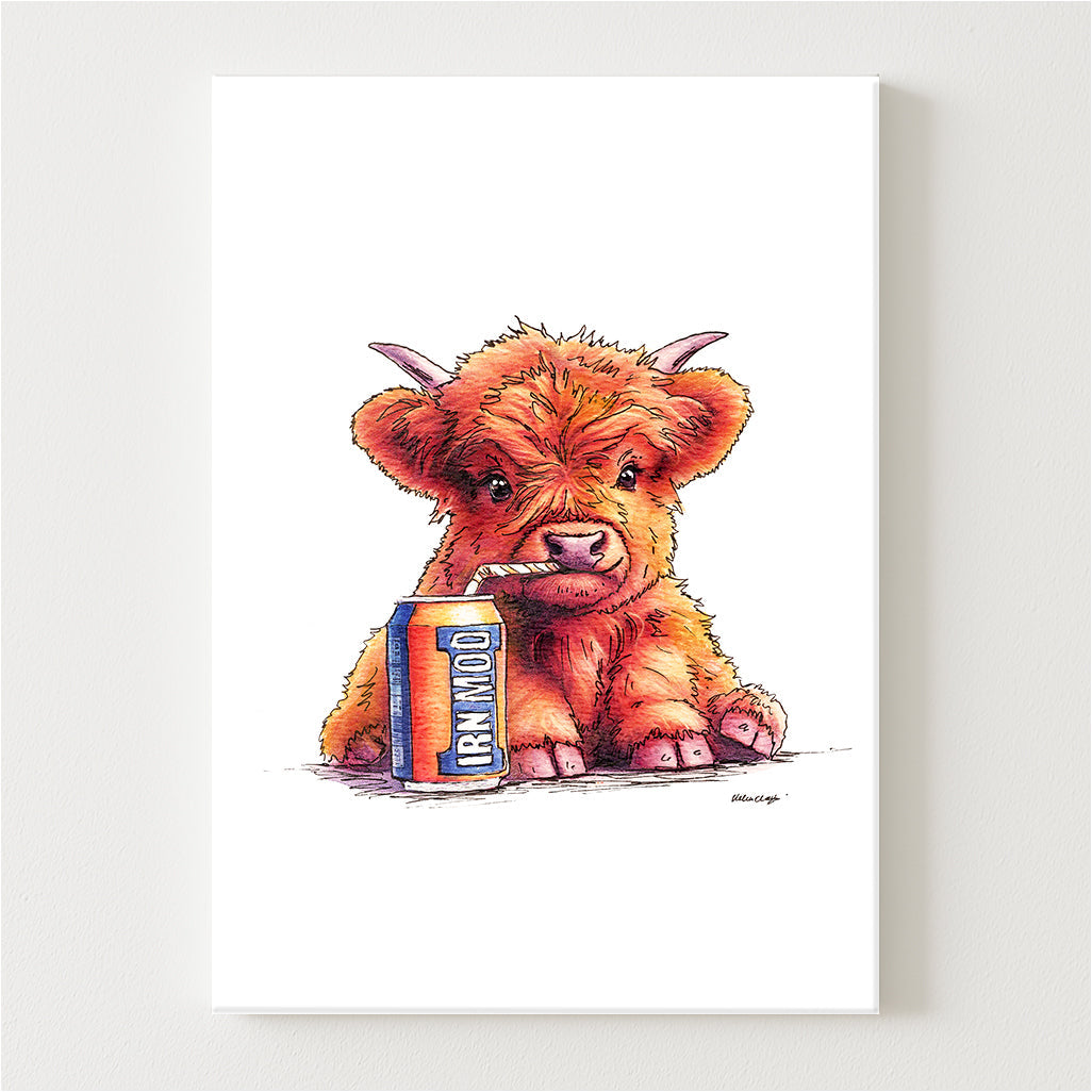 Irn Moo Canvas