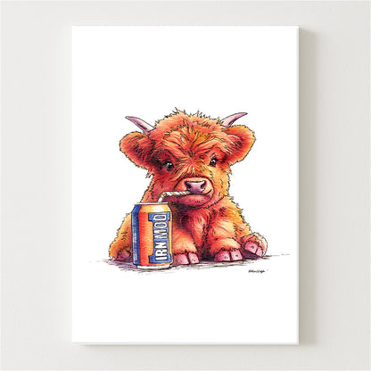 Irn Moo Canvas