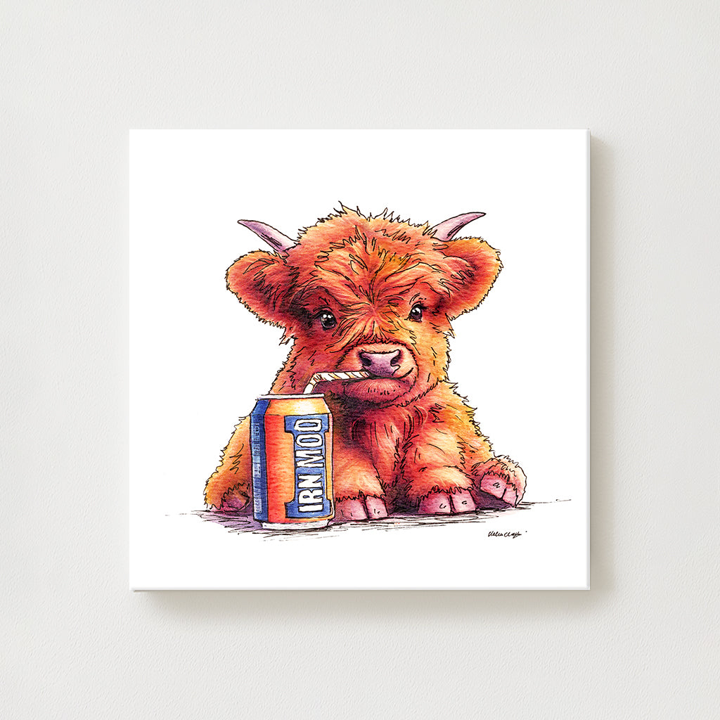 Irn Moo Canvas
